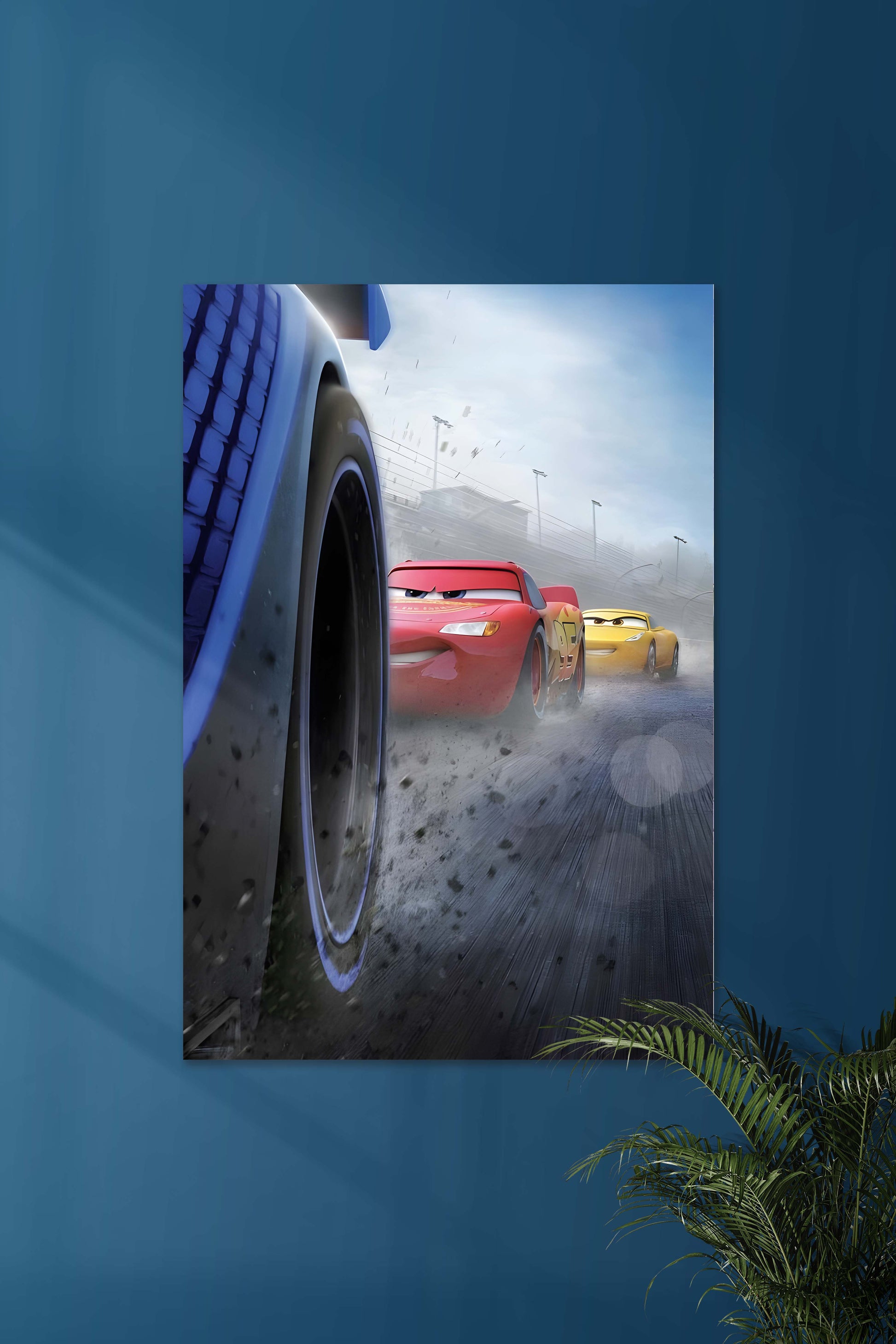 CARS ON TRACK film poster | Muurdecoratie | Wanddecoratie | CARS poster | Posters | Kunst voor interieur