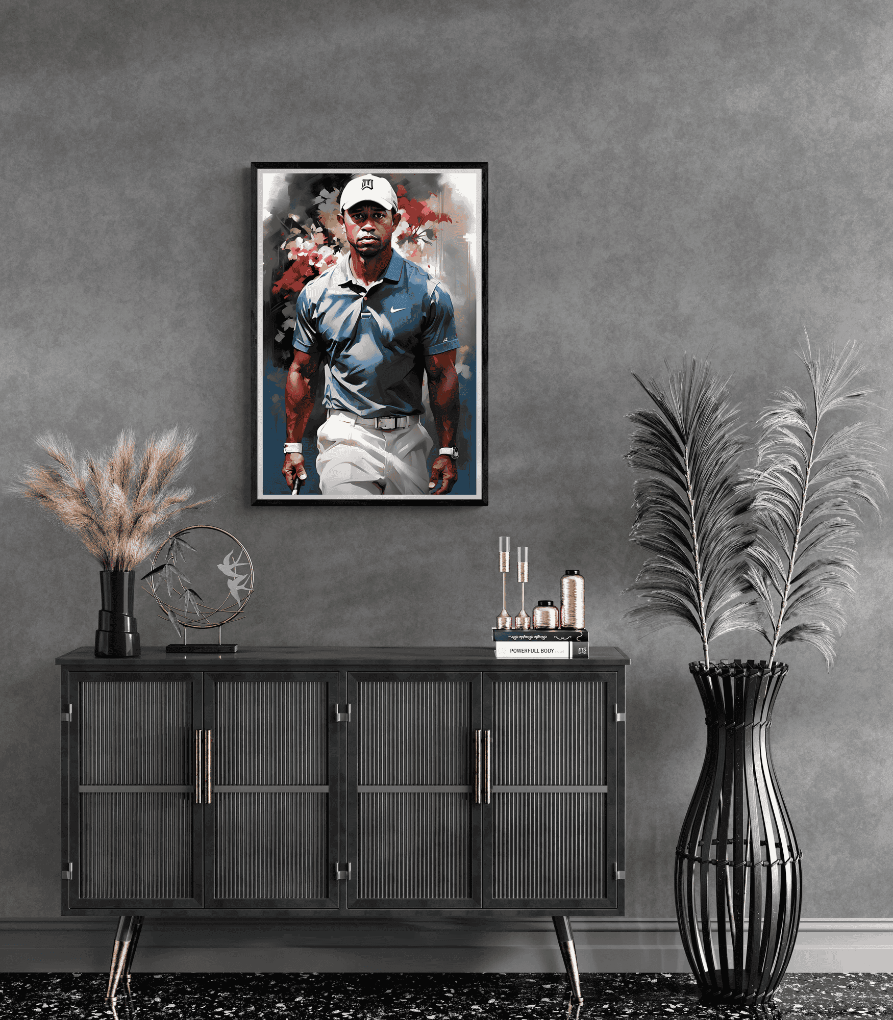Tiger Woods Golf Legend Poster | Wanddecoratie | Muurdecoratie voor Golf Enthousiastelingen | Sport Kunst | Posters | Premium Kwaliteit