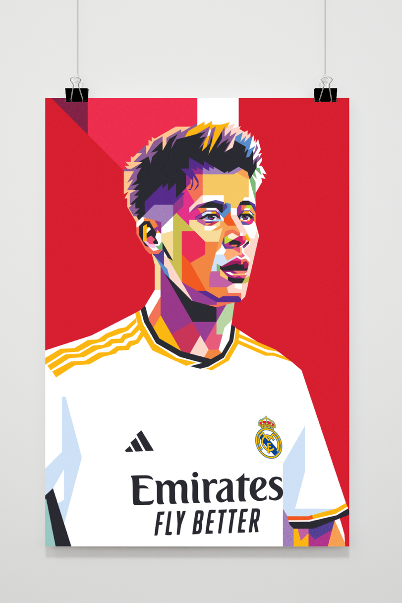 Arda Guler Poster | Muurdecoratie Hoge Kwaliteit | Visueel Kunstwerk voor Aan de Muur | Huisdecoratie