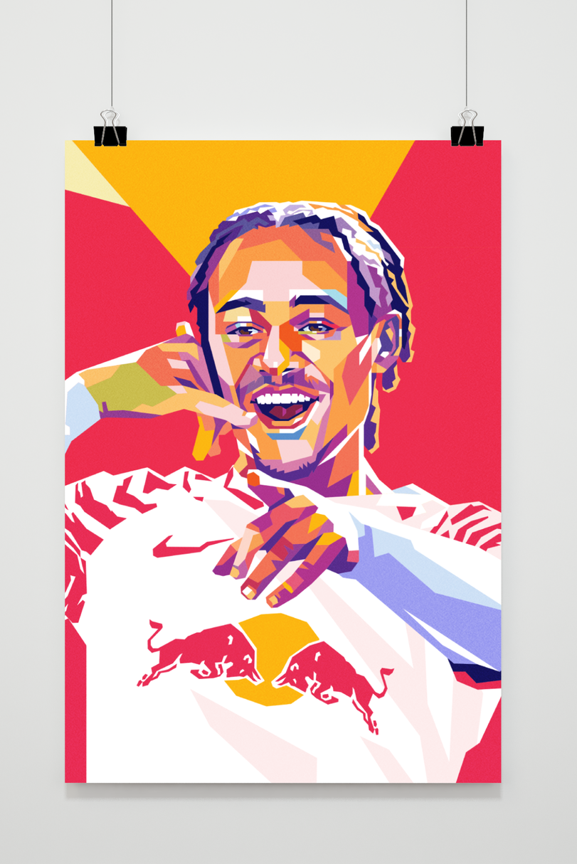 Xavi Simons Poster | Muurdecoratie | Sport Kunst | Wanddecoratie | Premium Kwaliteit Print