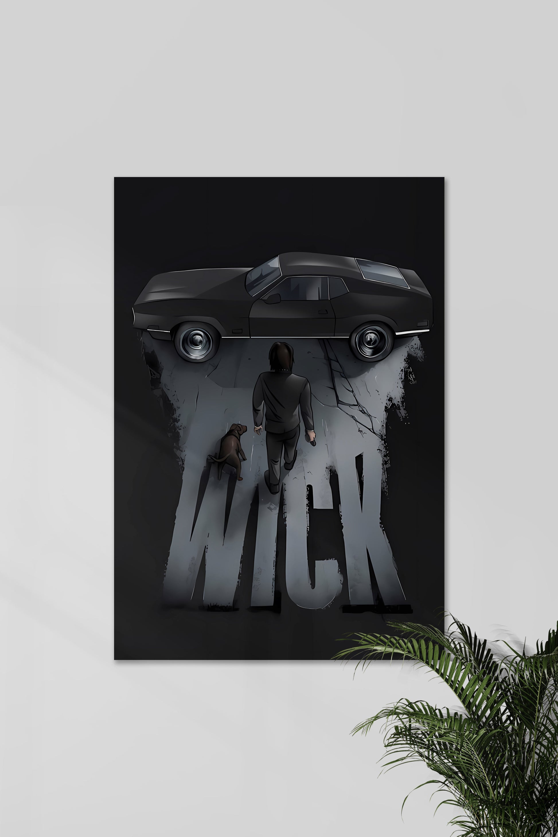 JOHN WICK #01 | Muurdecoratie | Wanddecoratie | Hollywood Movies Print | Posters van films