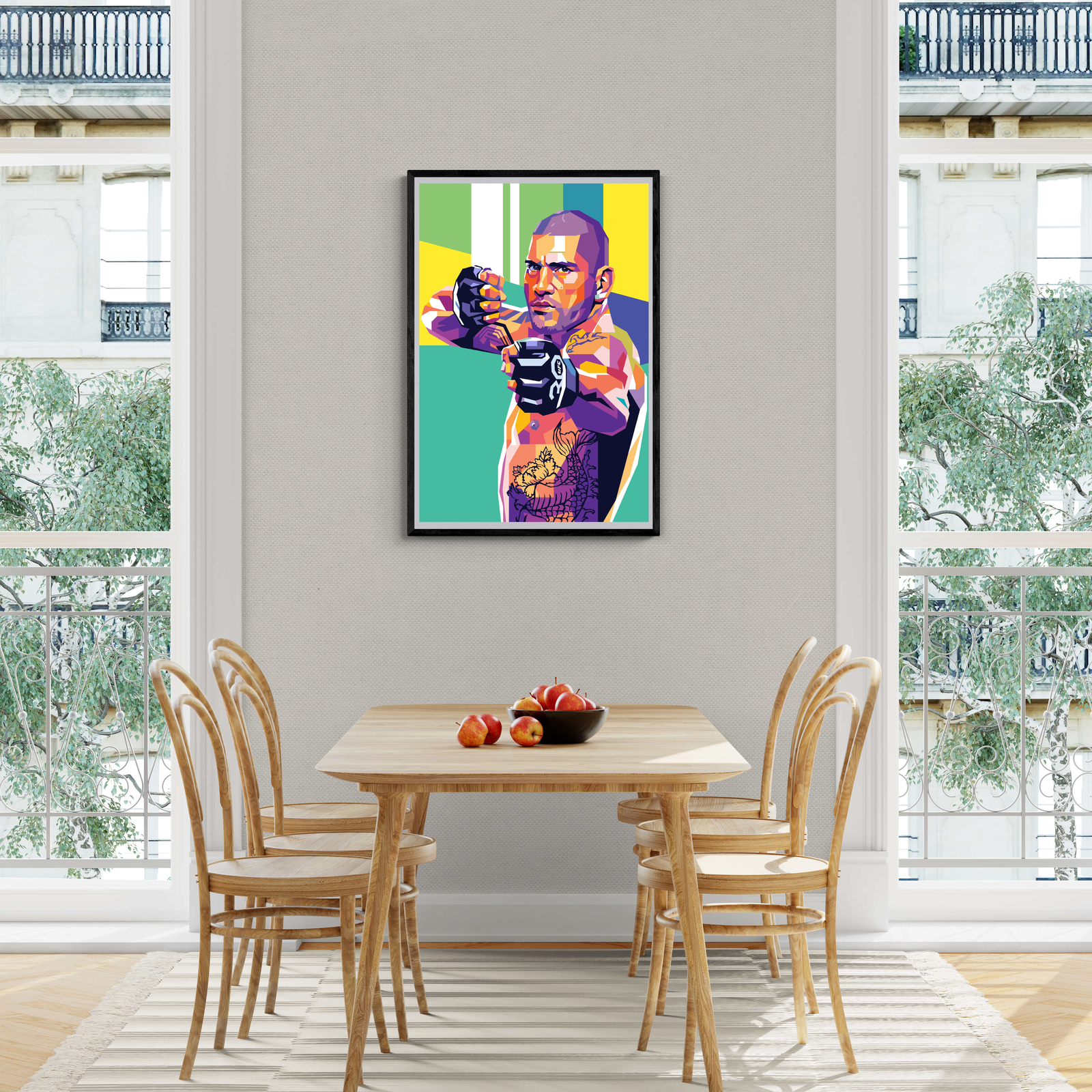 Alex Pereira Pop Art | Kleurrijke Wanddecoratie | Moderne Kunst Posters | Muurdecoratie | Ongeframeerd