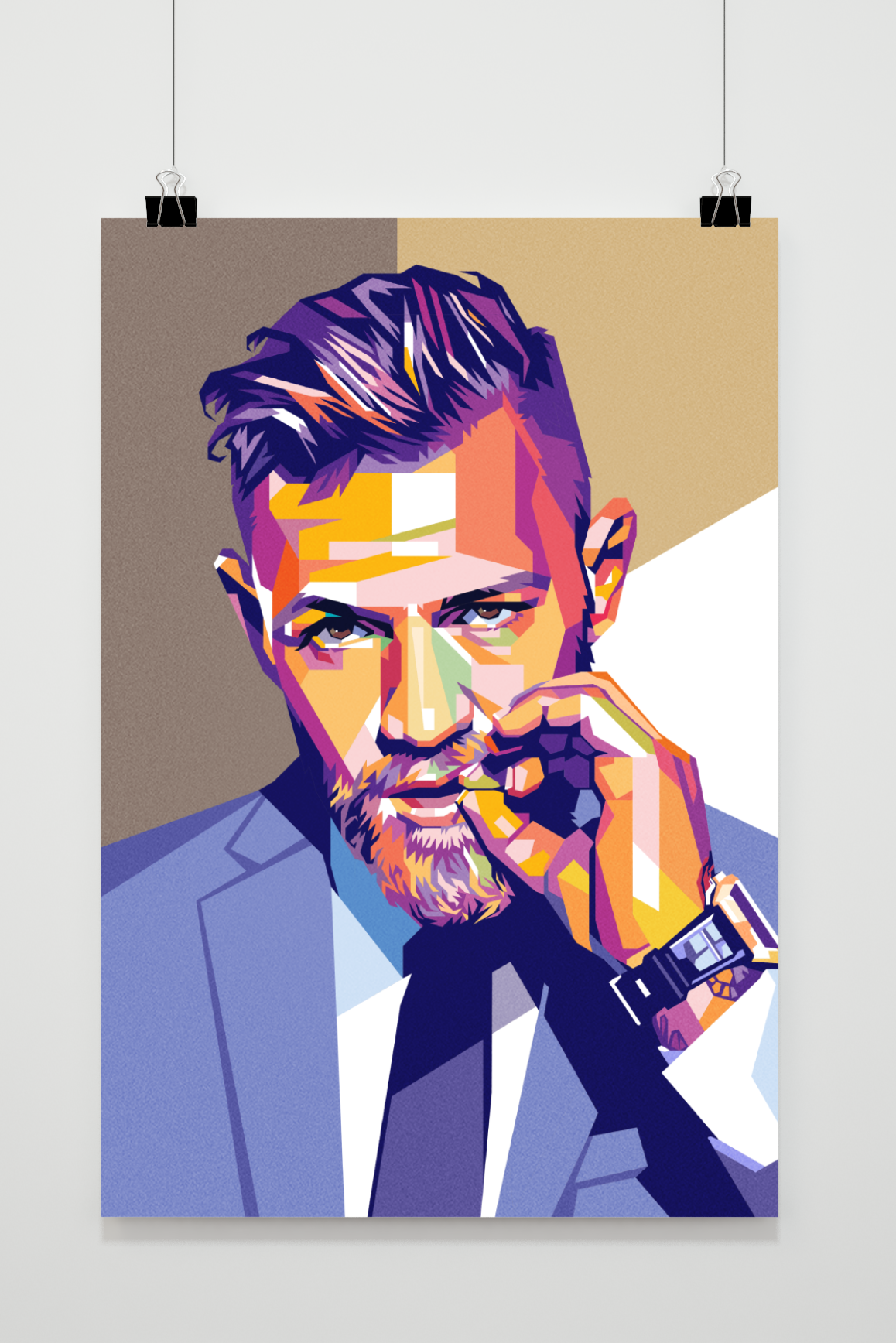 Conor McGregor Pop Art | Muurdecoratie | Moderne Posters | Schilderijen voor Huis & Tuin | Wanddecoratie