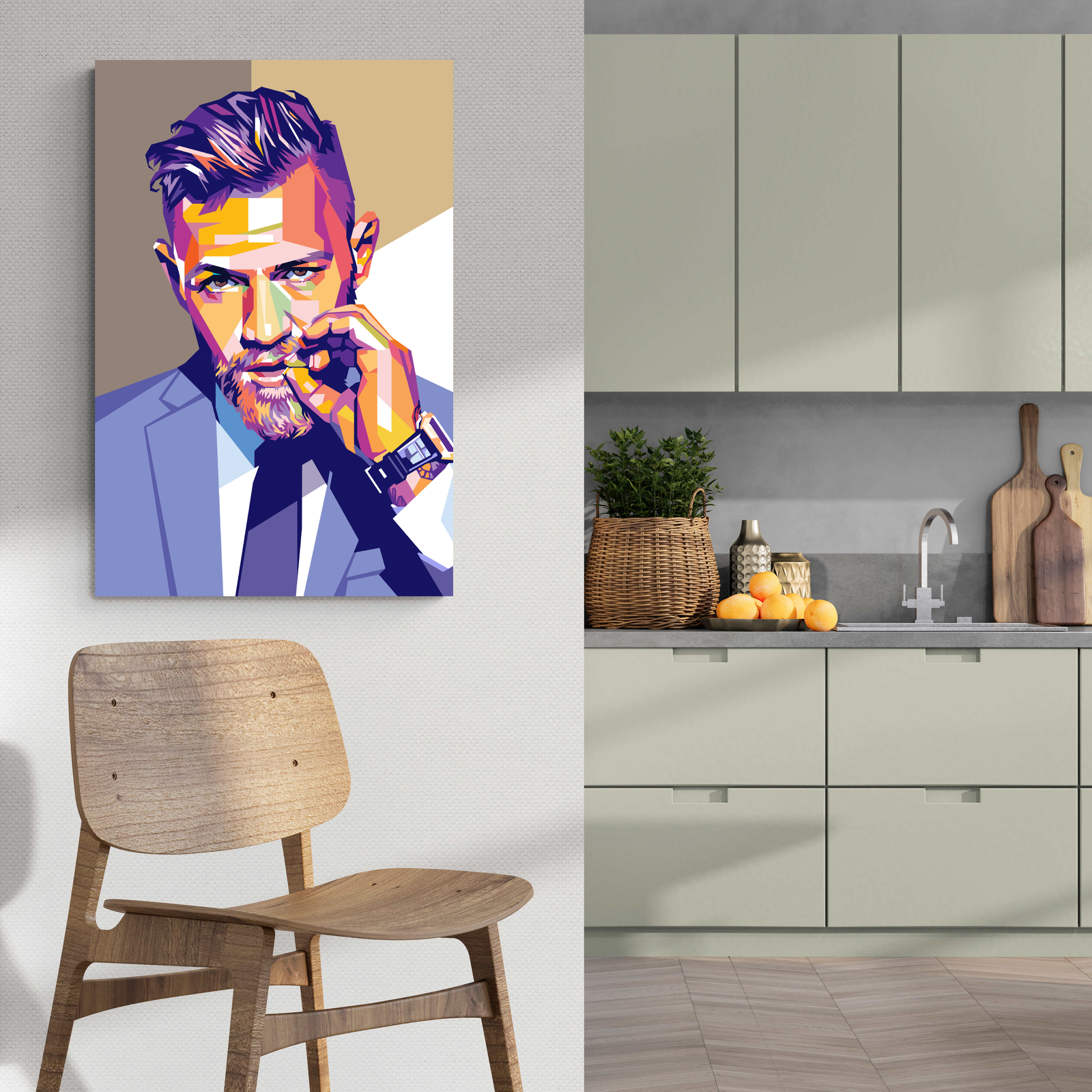 Conor McGregor Pop Art | Muurdecoratie | Moderne Posters | Schilderijen voor Huis & Tuin | Wanddecoratie