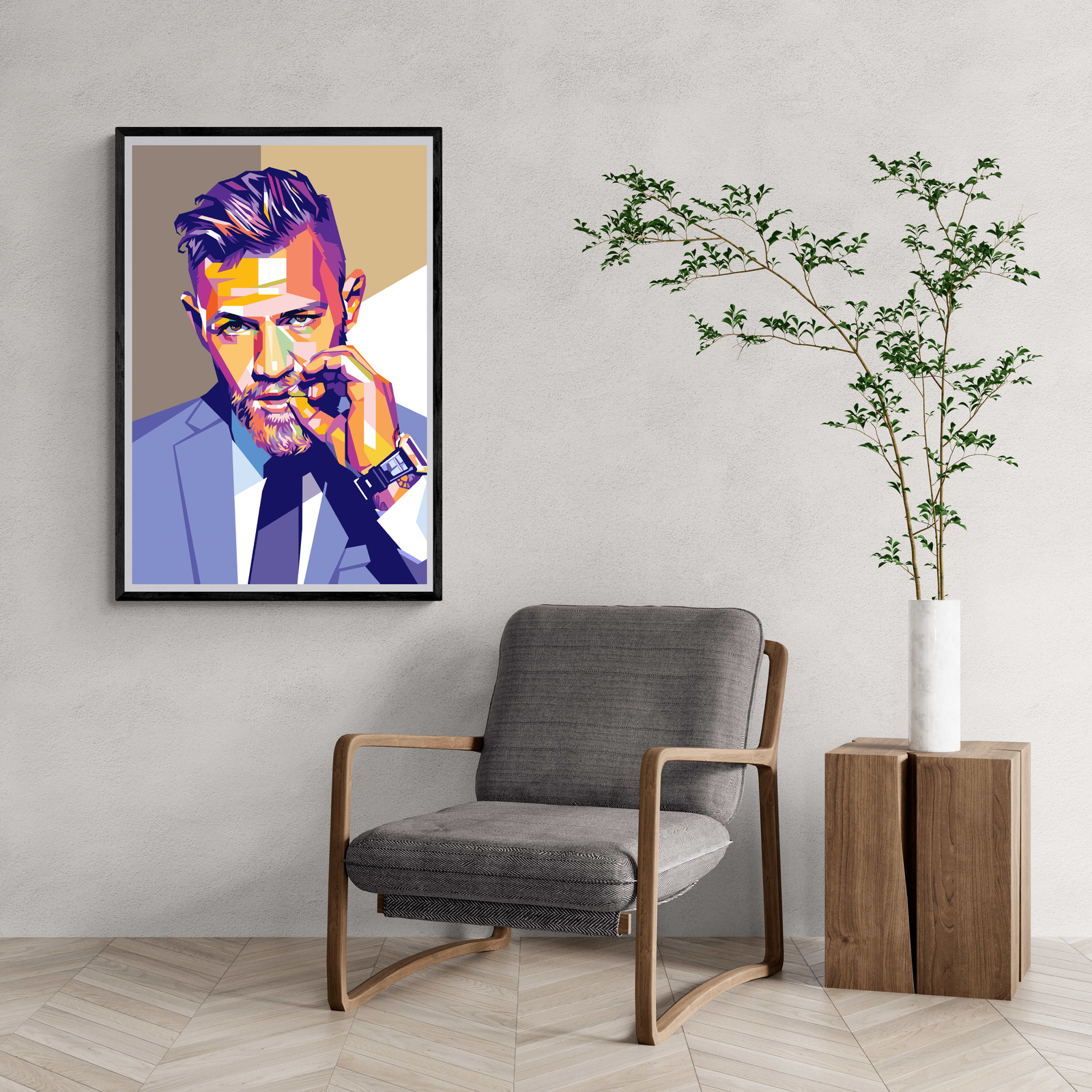 Conor McGregor Pop Art | Muurdecoratie | Moderne Posters | Schilderijen voor Huis & Tuin | Wanddecoratie