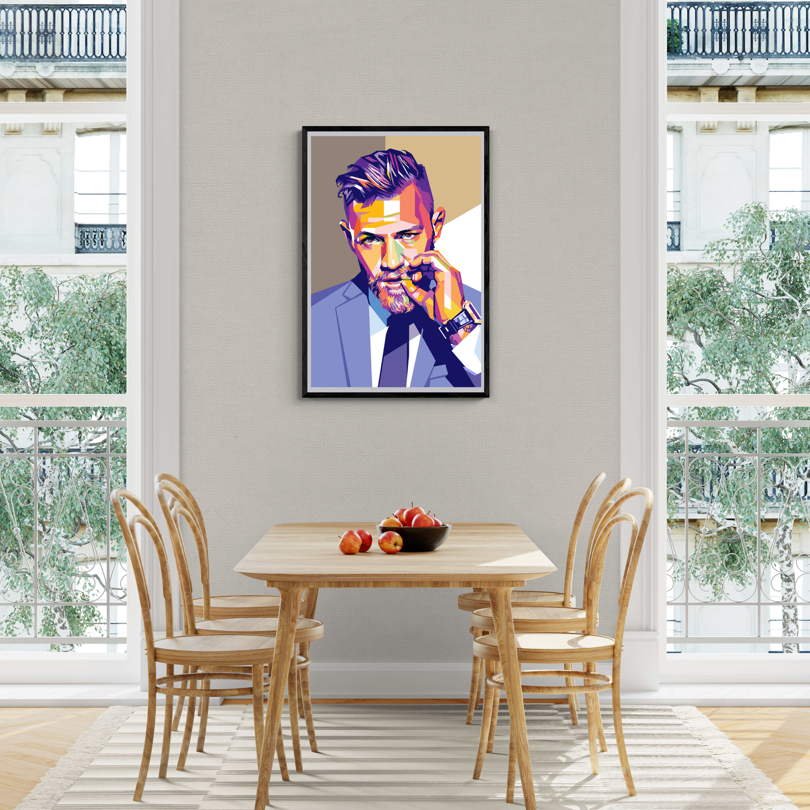 Conor McGregor Pop Art | Muurdecoratie | Moderne Posters | Schilderijen voor Huis & Tuin | Wanddecoratie