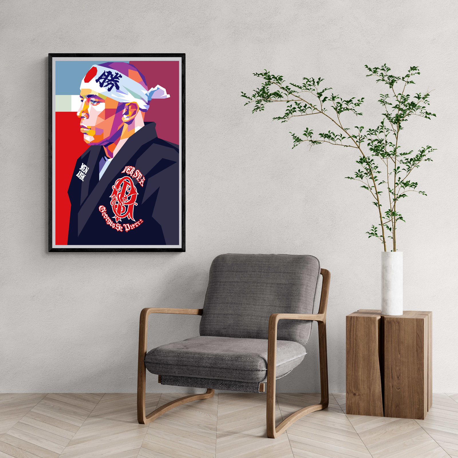 Pop Art | Muurdecoratie Poster | Levendige Kleuren | Wanddecoratie Woonkamer | Modern Kunstwerk Slaapkamer Kantoor