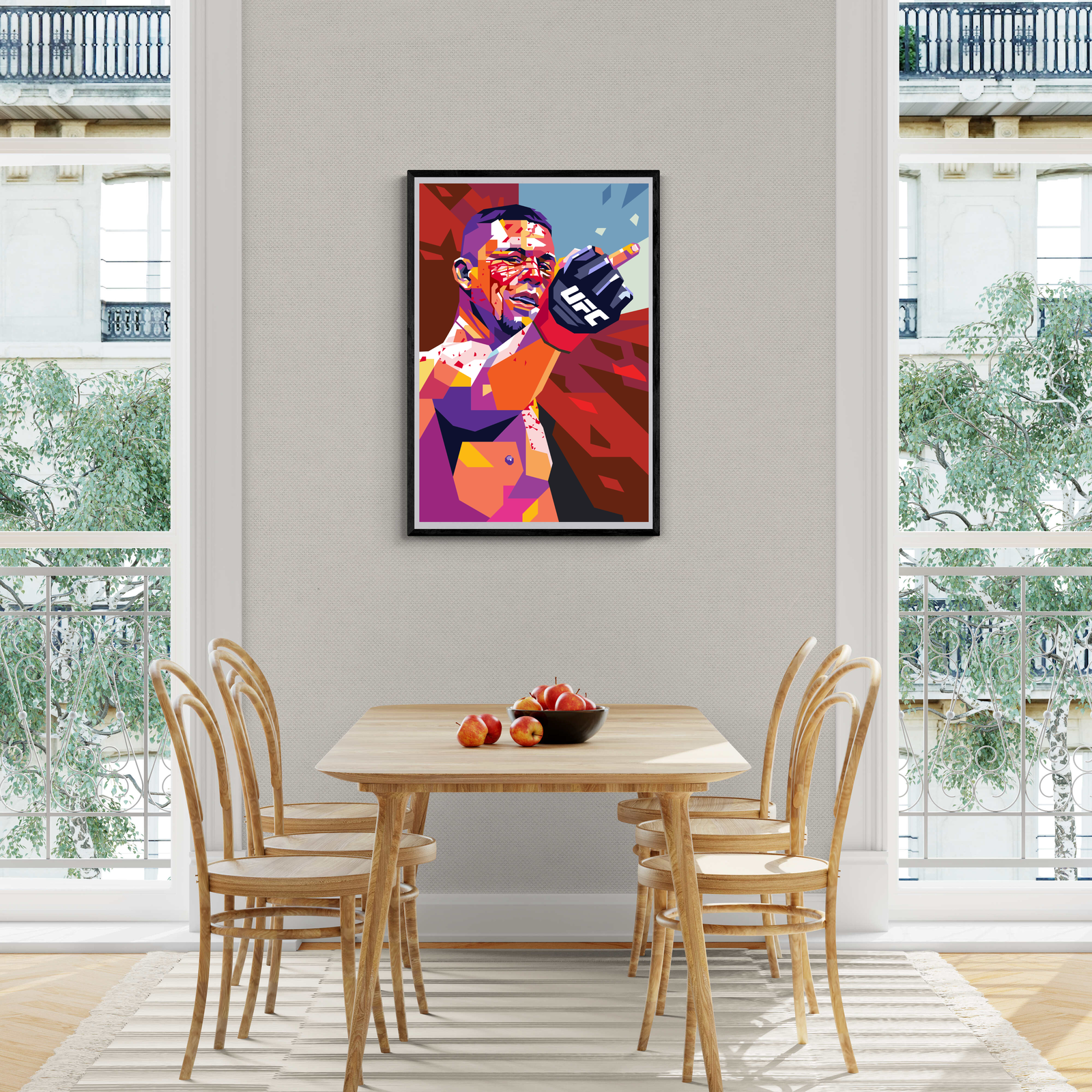 Nate Diaz | MMA Fighter | Wanddecoratie Poster | Muurdecoratie | Hoge Kwaliteit Print | Huis Decor