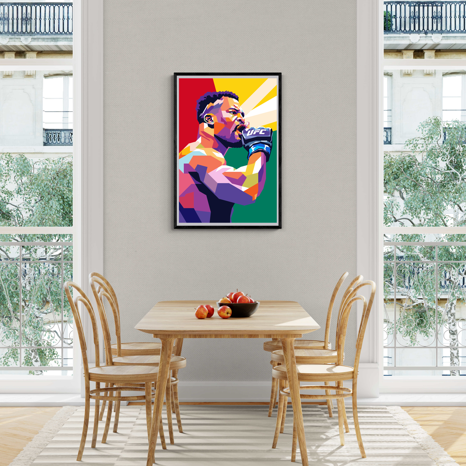 Francis Ngannou | UFC Kampioen | Muurdecoratie | Wanddecoratie Posters | Canvas Kunst | Sport Enthousiast Decor