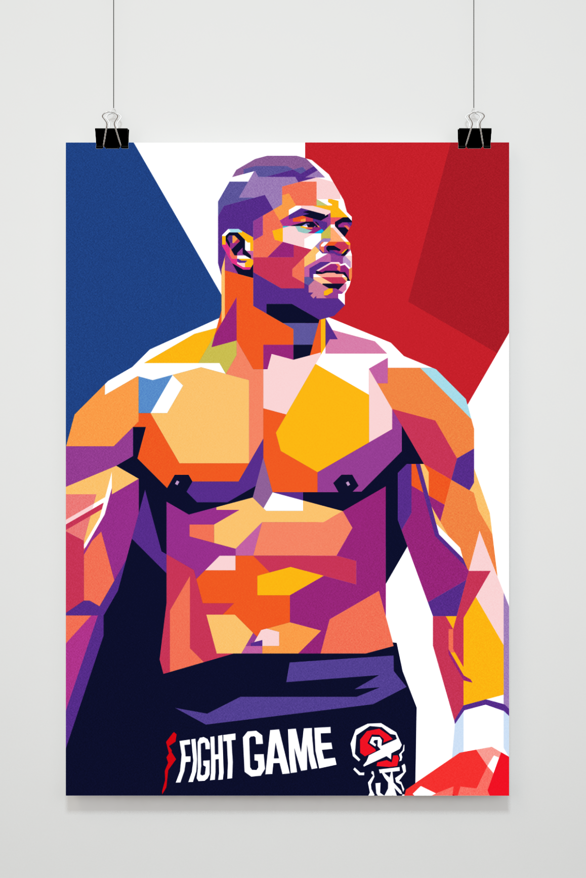 Alistair Overeem MMA | Wanddecoratie | Sportmemorabilia | Portretposter | Muurdecoratie Kunst