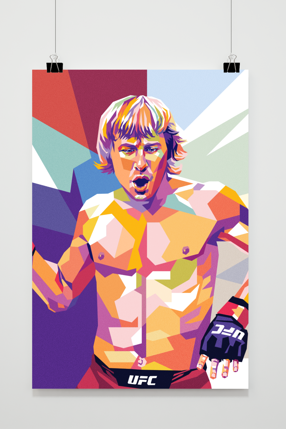 Paddy the Baddy Poster | Muurdecoratie | Wanddecoratie | Posters | Schilderijen | Canvas kunst