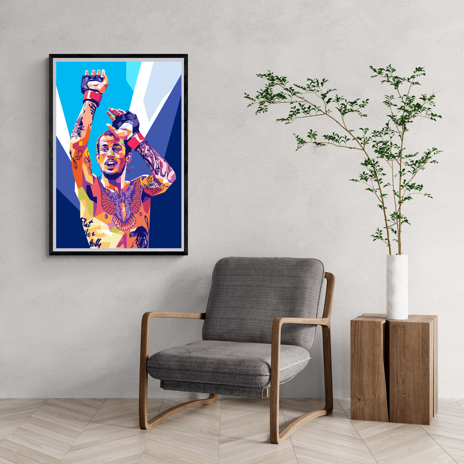Sugar o Maley | Kleurrijke Posters | Speels Visueel Kunstwerk | Abstracte Muurdecoratie voor Huis