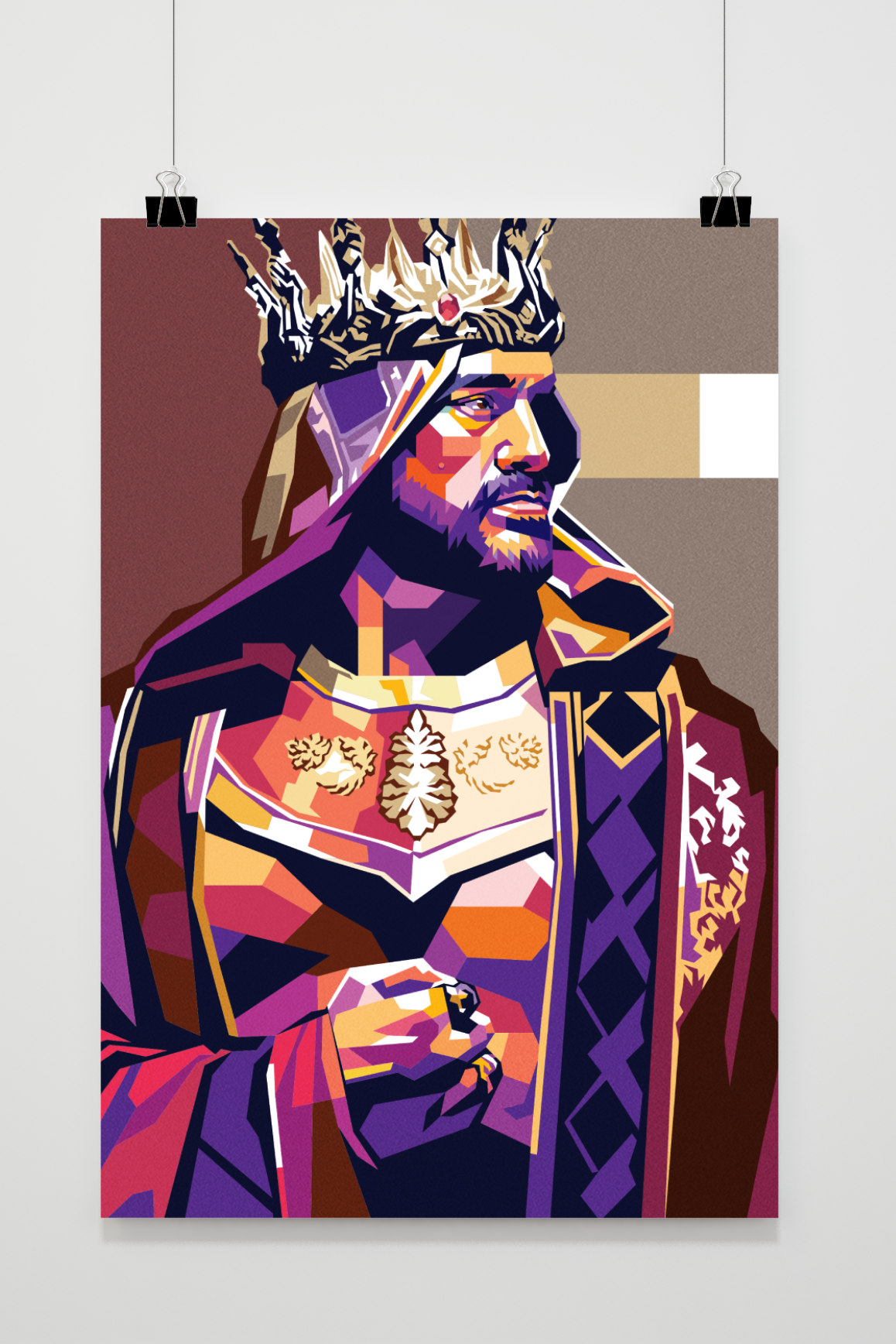 Tyson Fury | Muurdecoratie Poster | Wanddecoratie Boks Kampioen | Visuele Kunst voor Huis & Tuin