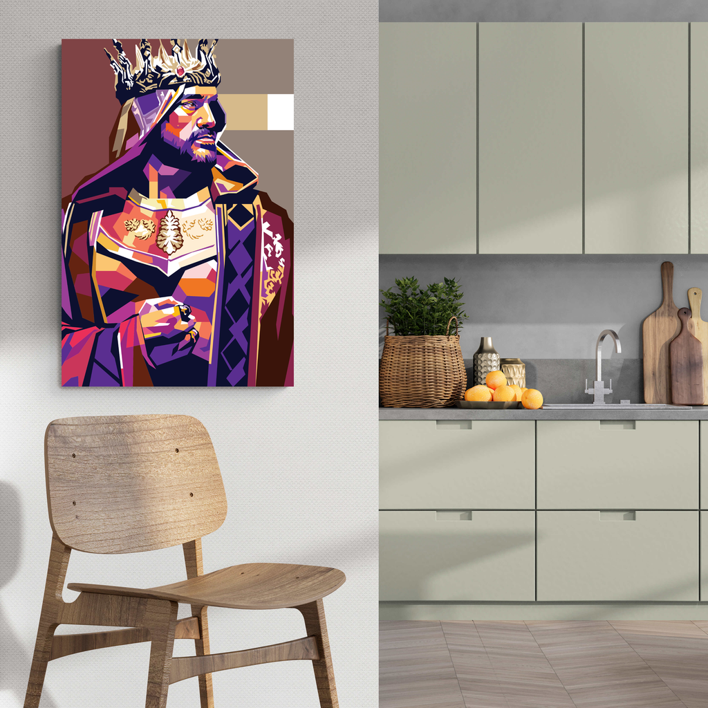 Tyson Fury | Muurdecoratie Poster | Wanddecoratie Boks Kampioen | Visuele Kunst voor Huis & Tuin