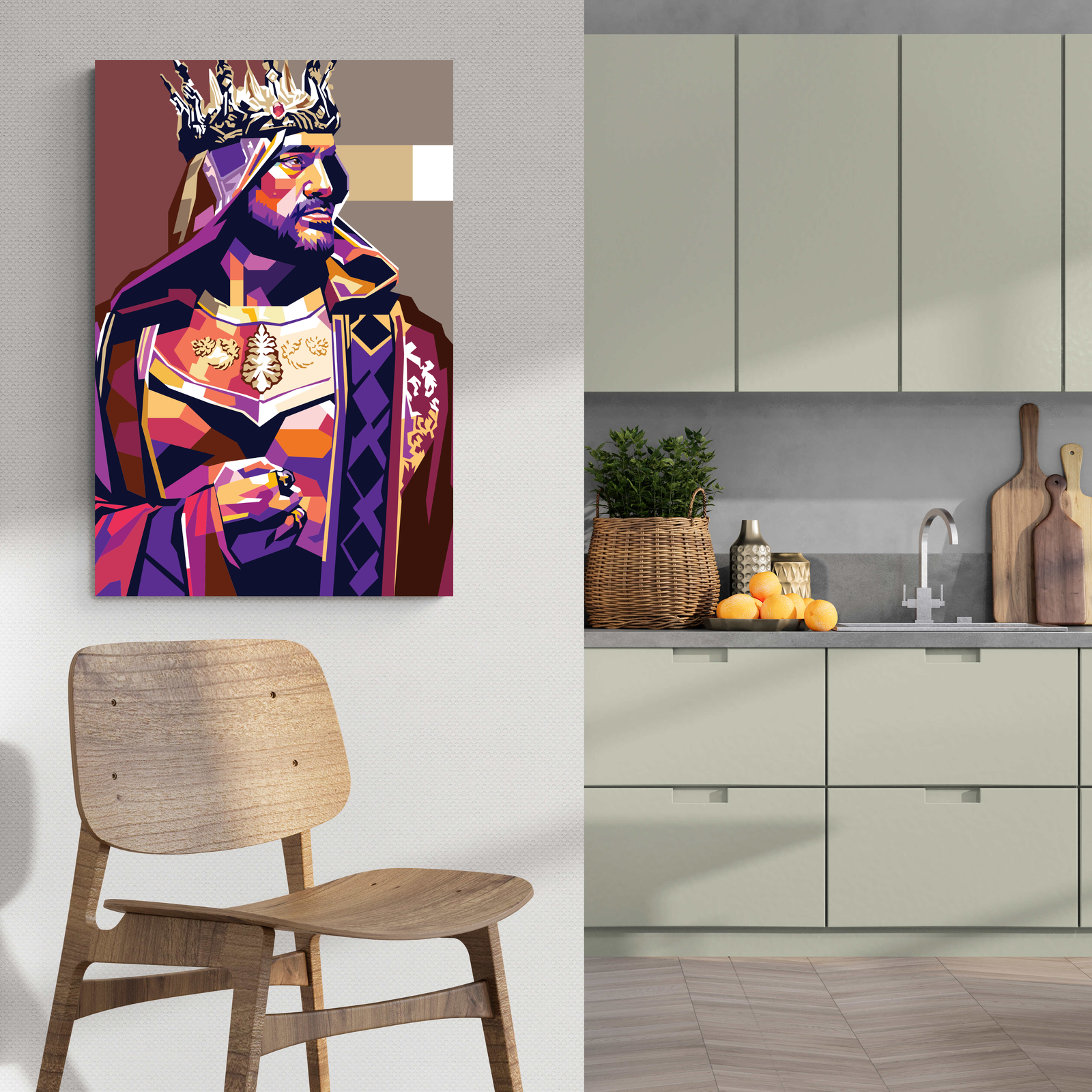 Tyson Fury | Muurdecoratie Poster | Wanddecoratie Boks Kampioen | Visuele Kunst voor Huis & Tuin