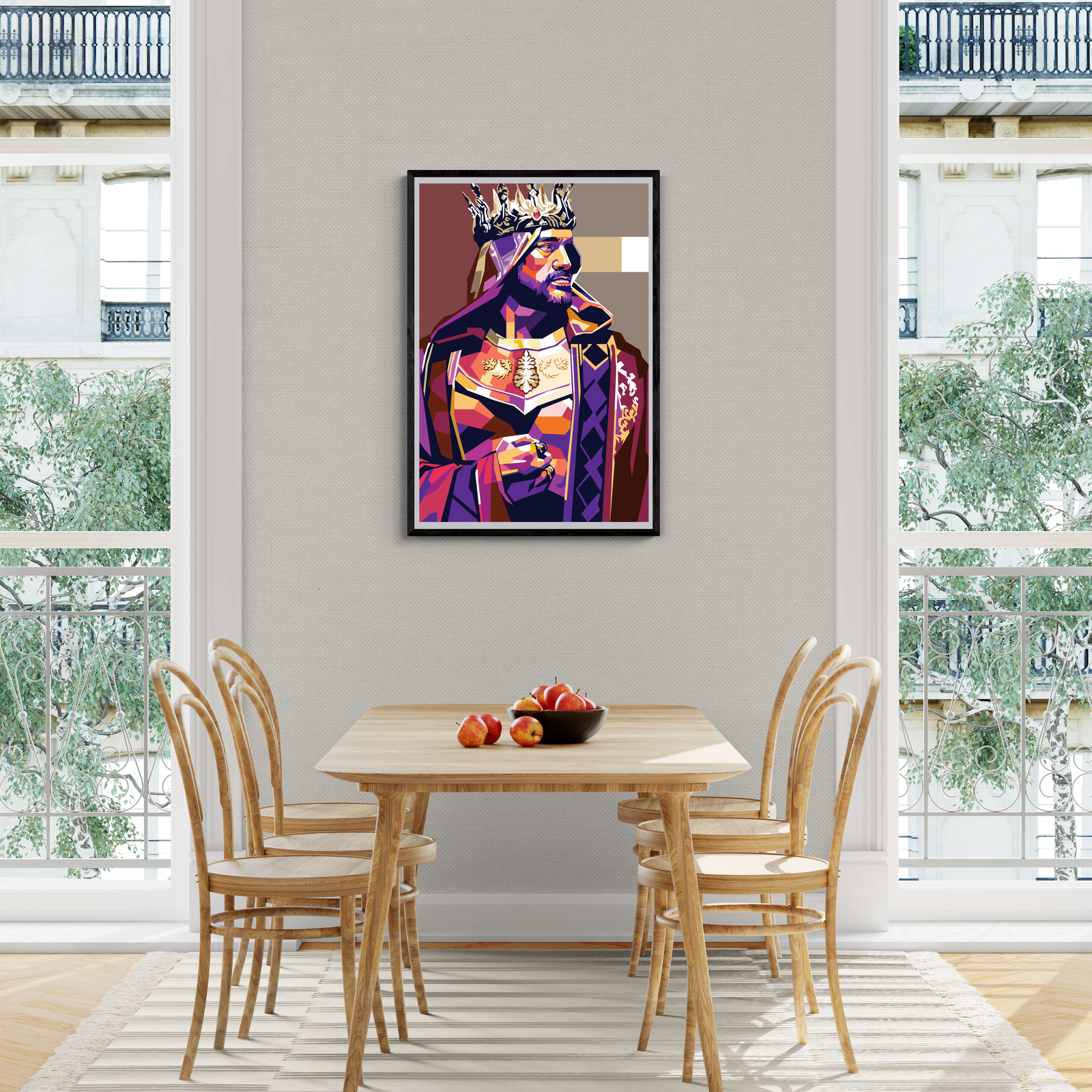 Tyson Fury | Muurdecoratie Poster | Wanddecoratie Boks Kampioen | Visuele Kunst voor Huis & Tuin