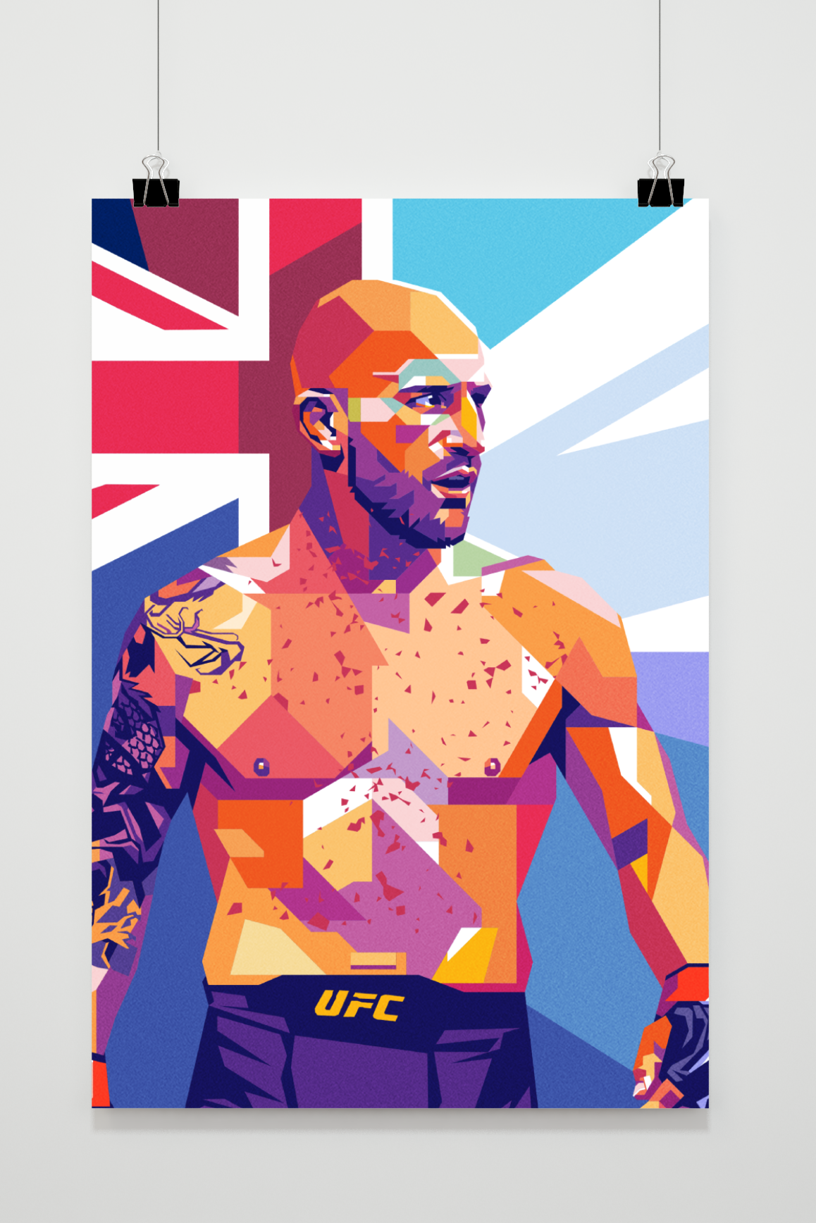 Volkanovski | MMA Champion Poster | Wanddecoratie Huis en Tuin | Muurdecoratie Kunst Print