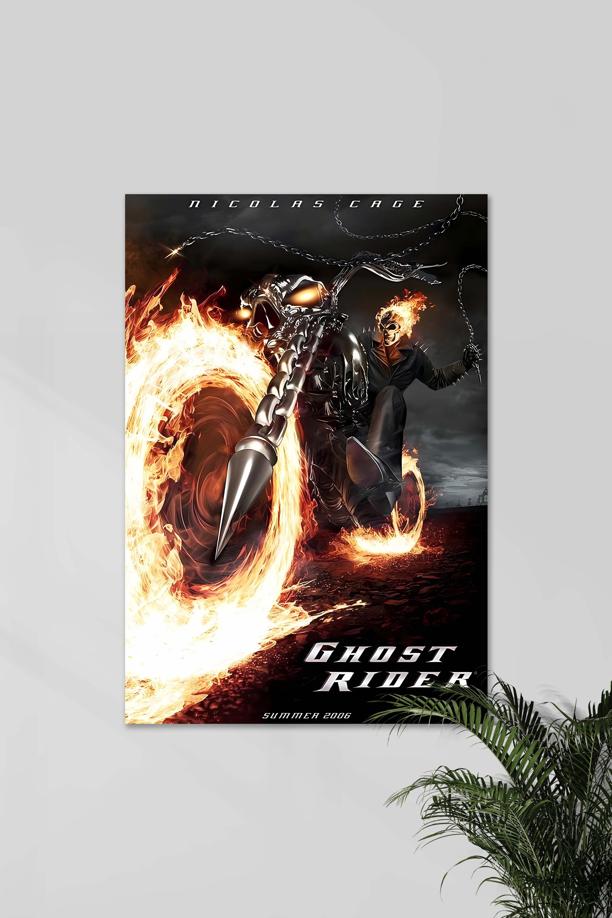 Ghost Rider Nicolas Cage Poster | Horror Movie Muurdecoratie | Wanddecoratie Posters | Schilderijen