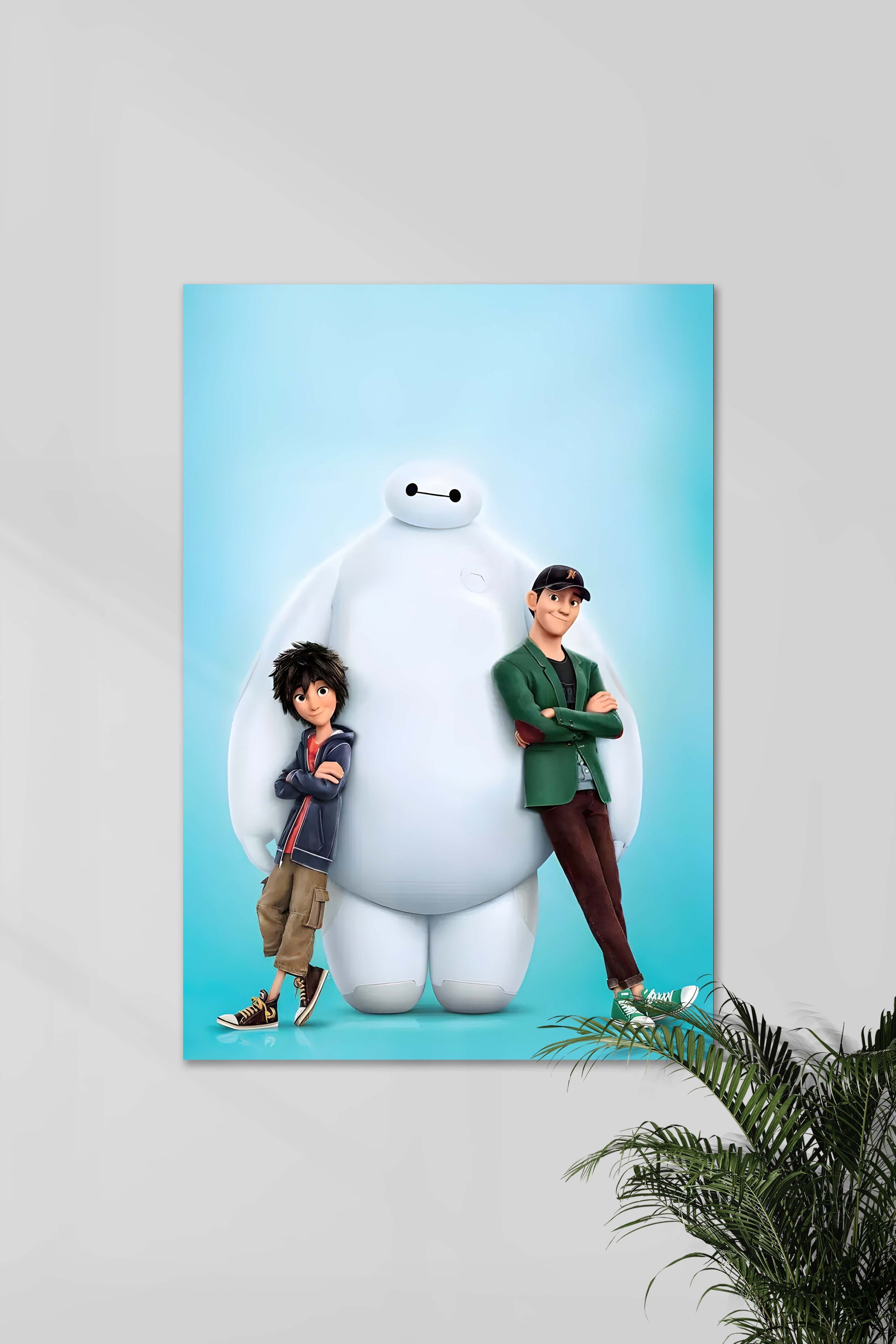 BIG HERO 6 The Trio Poster | Disney Wanddecoratie | Muurdecoratie | Kunst voor Huis en Tuin