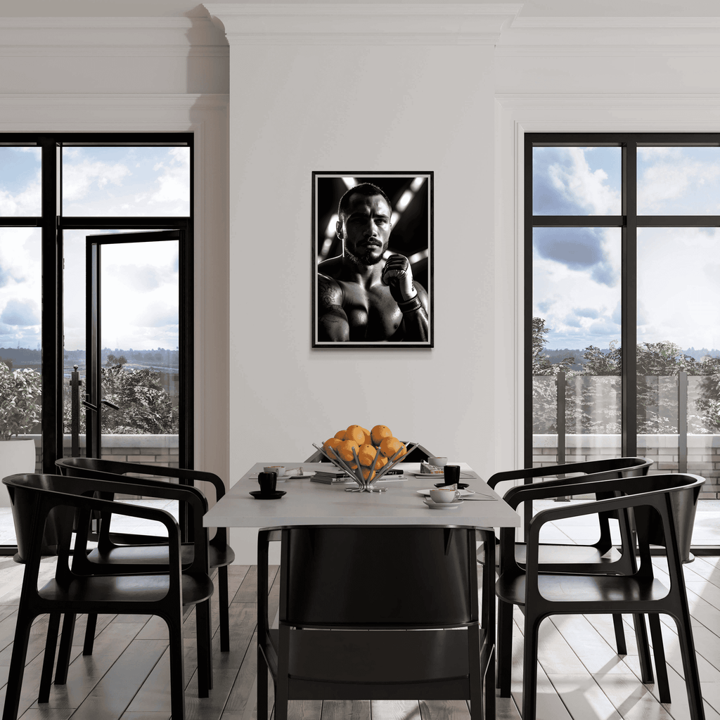 Free Fighter Black and White | Posters | Wanddecoratie | Muurdecoratie | Woondecoratie | Kunst