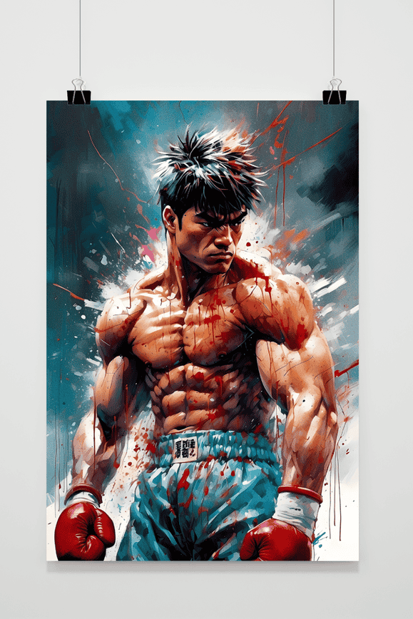 Bokser Theme Anime Posters | Vivid Kleuren | Wanddecoratie voor Anime Liefhebbers | Muurdecoratie Kunst