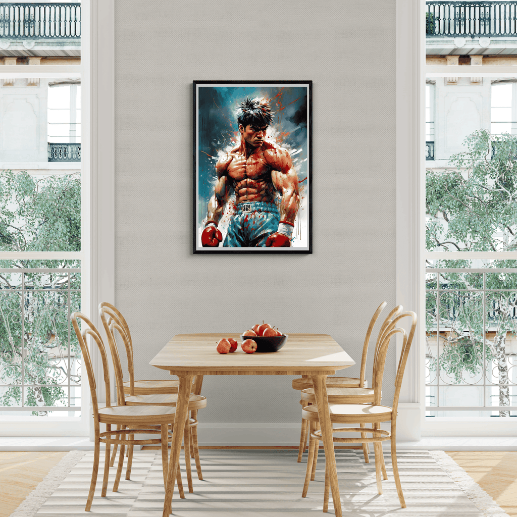 Bokser Theme Anime Posters | Vivid Kleuren | Wanddecoratie voor Anime Liefhebbers | Muurdecoratie Kunst