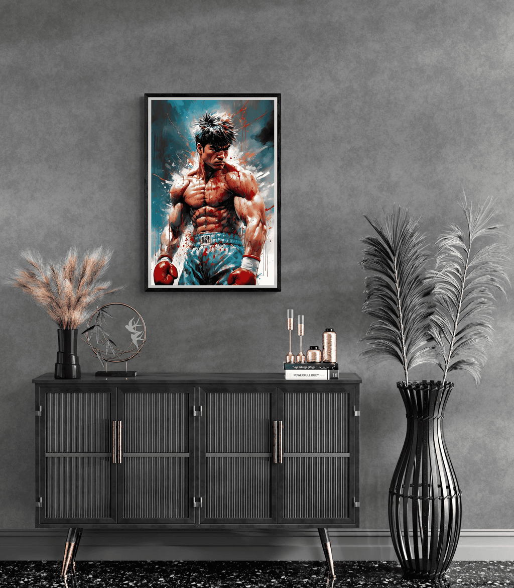 Bokser Theme Anime Posters | Vivid Kleuren | Wanddecoratie voor Anime Liefhebbers | Muurdecoratie Kunst