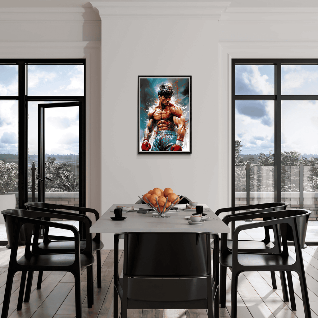Bokser Theme Anime Posters | Vivid Kleuren | Wanddecoratie voor Anime Liefhebbers | Muurdecoratie Kunst