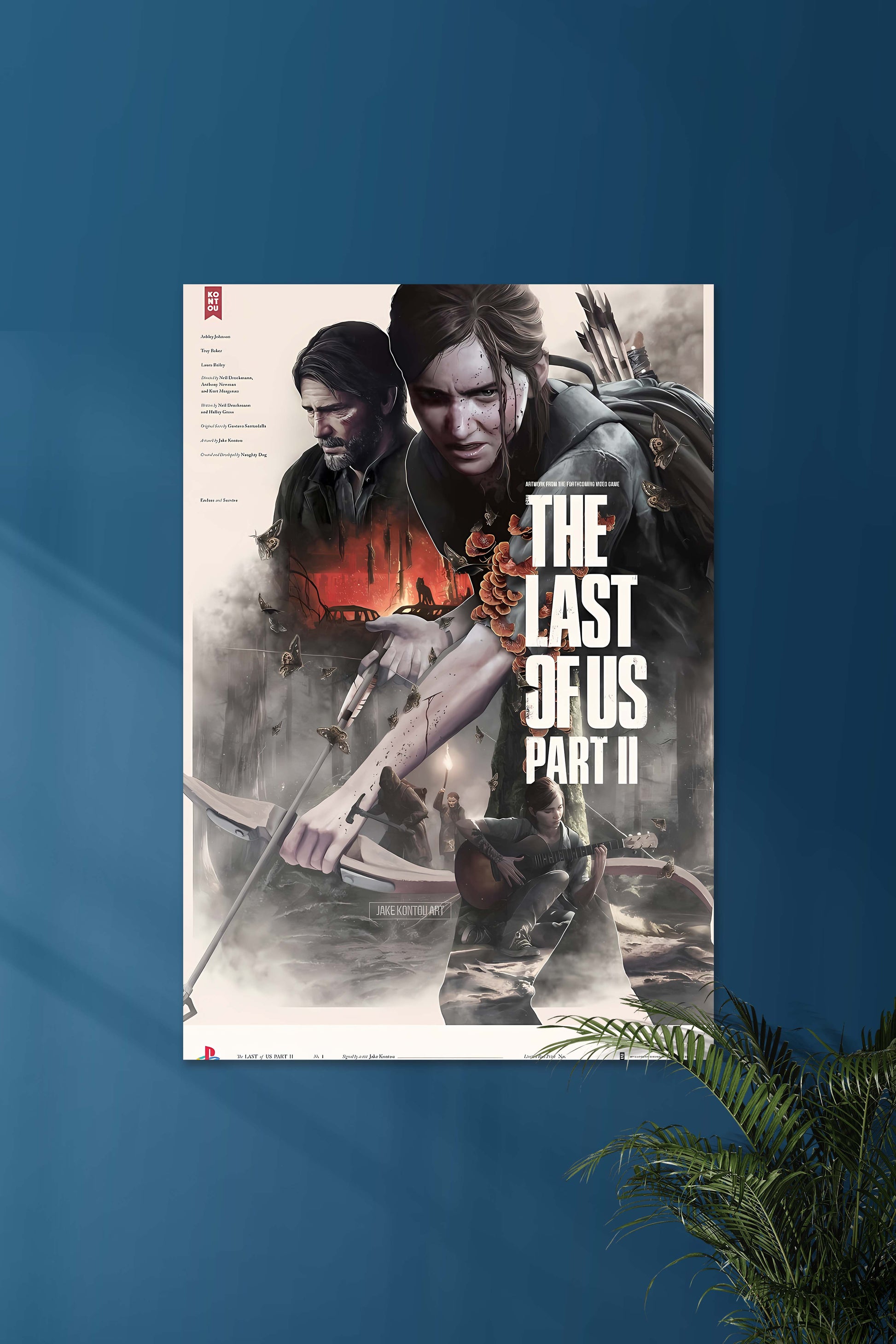 The Last of Us Part II Poster | Muurdecoratie | Wanddecoratie | Kunst Posters | Schilderijen | Canvas Kunst