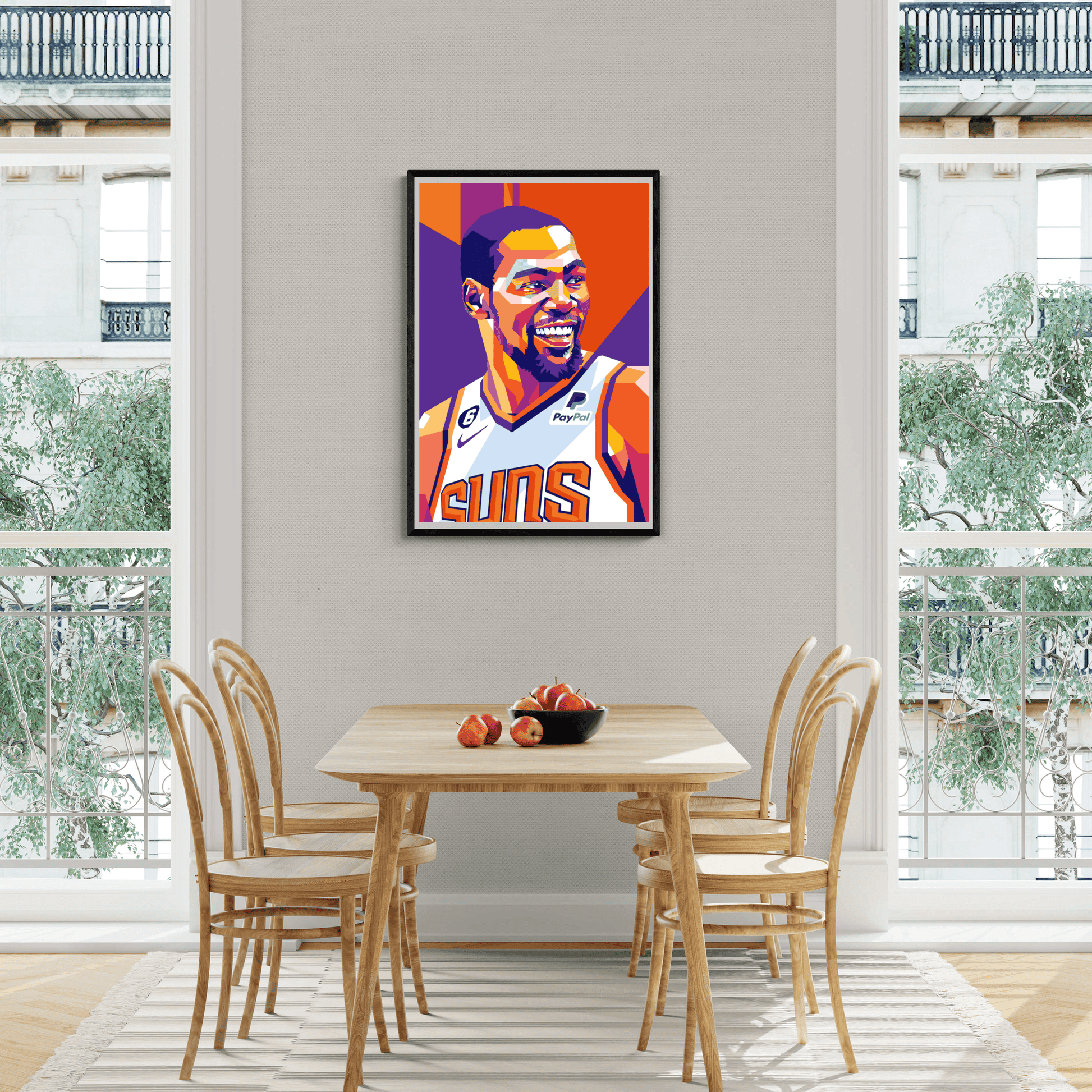 Kevin Durant Poster | Sport Muurdecoratie | Inspirerende Wanddecoratie | Huis & Kantoor Posters