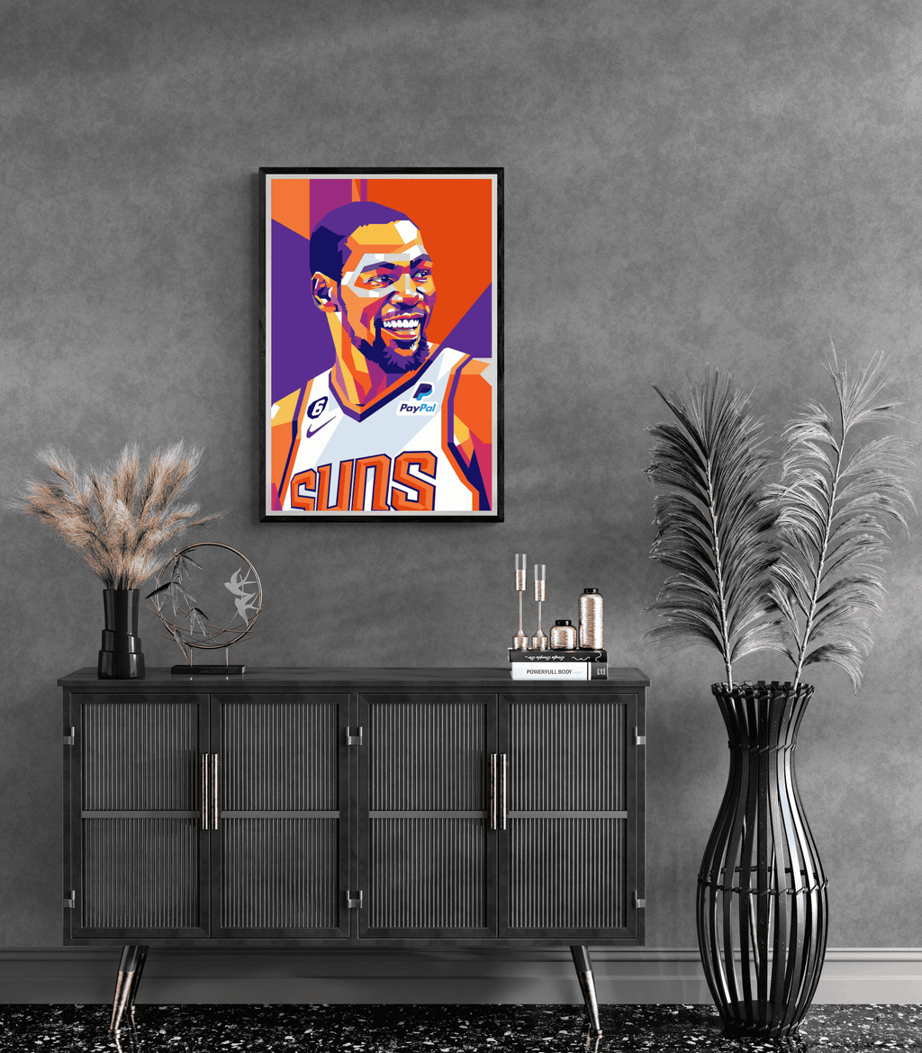 Kevin Durant Poster | Sport Muurdecoratie | Inspirerende Wanddecoratie | Huis & Kantoor Posters