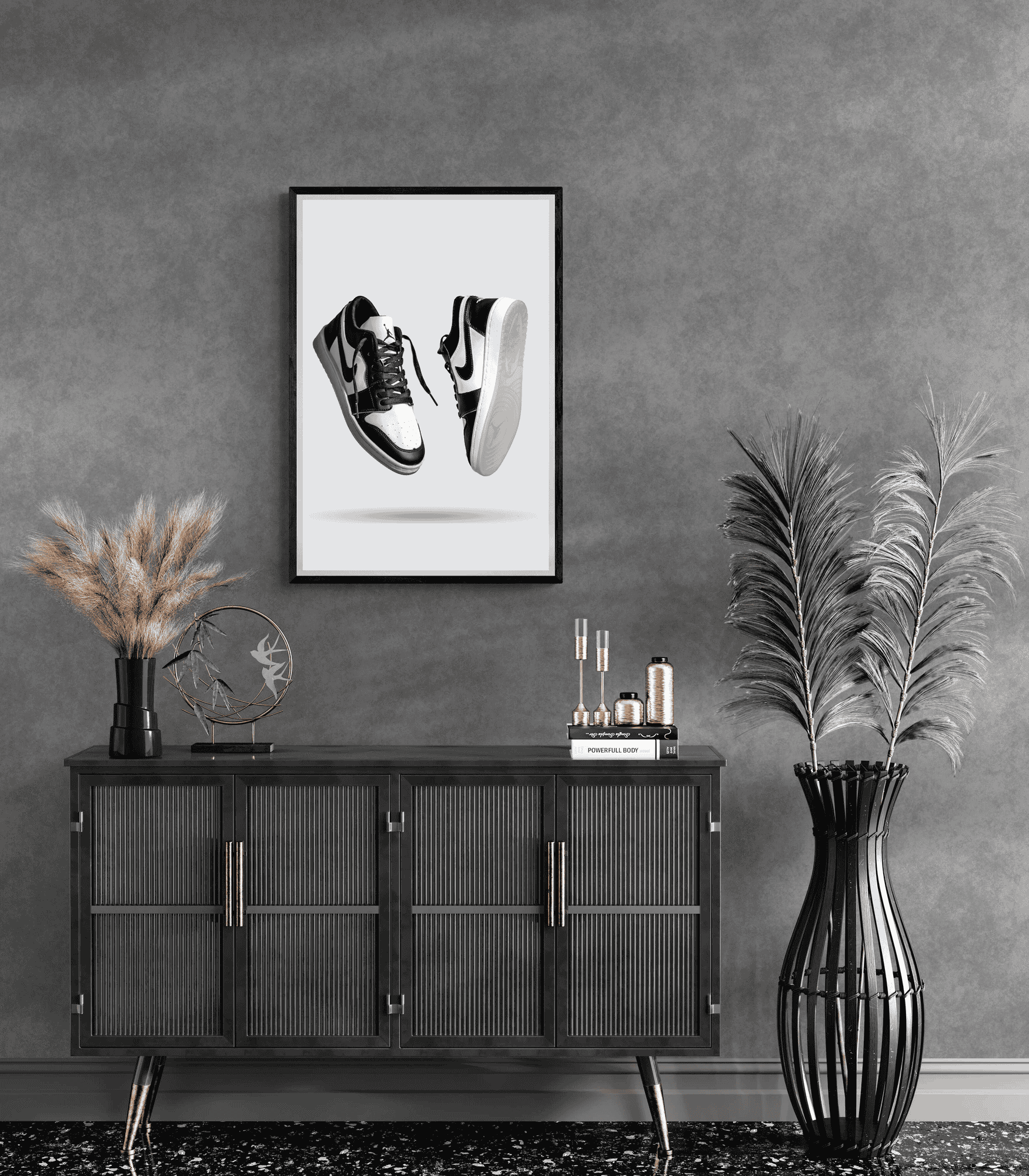 Nike Air Jordans Poster | Muurdecoratie | Retro Basketbal Schoenen | Wanddecoratie | Modern Design | Hoge Kwaliteit Kunst | Sport Liefhebber Posters