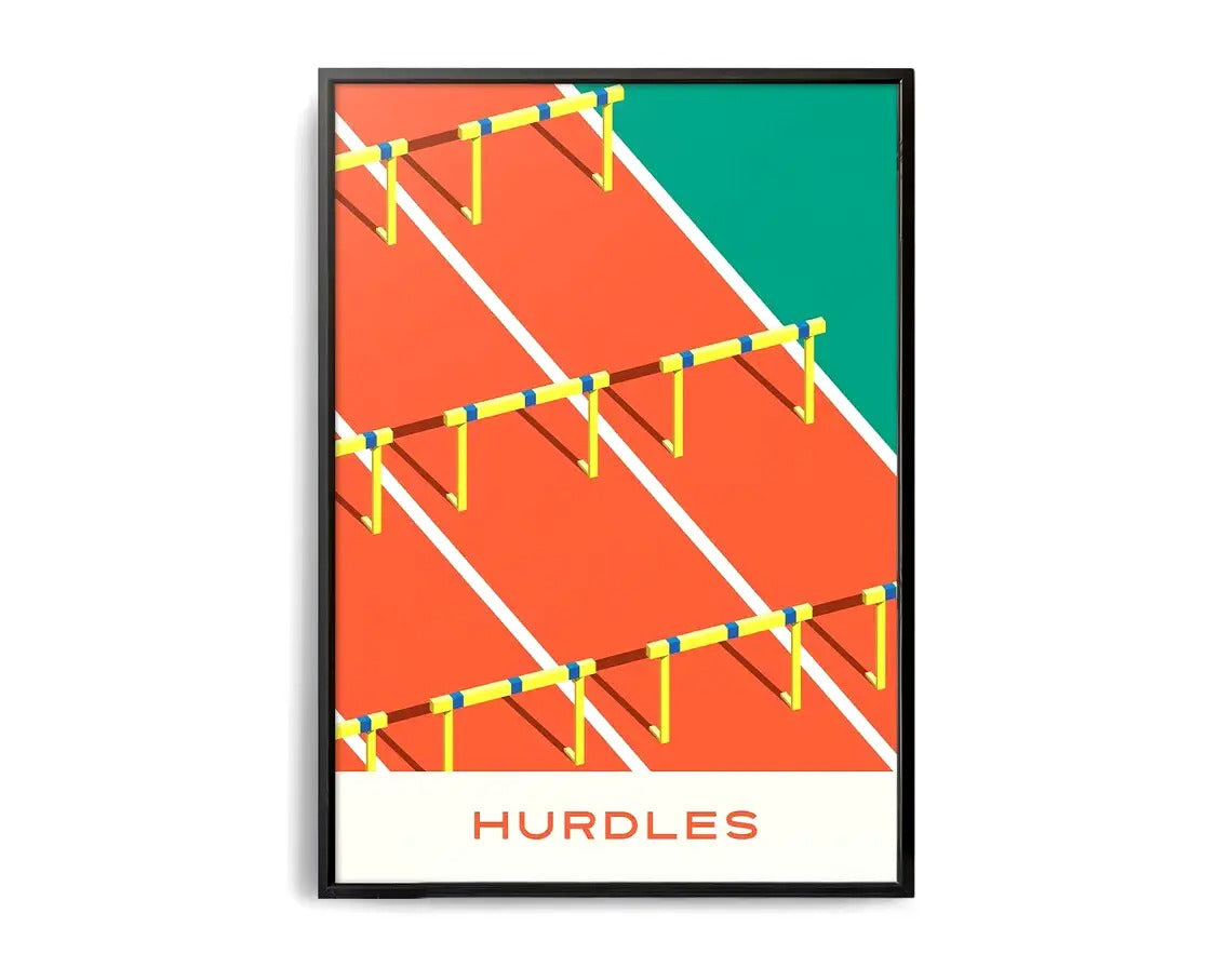 The Geometry of Victory Hordes | Sport Posters | Muurdecoratie | Wanddecoratie | Kunst voor Thuis