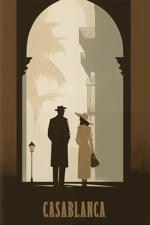 Casablanca | Rick Blaine | Michael Curtiz | Tijdloze Romantiek | Muurdecoratie Posters | Wanddecoratie