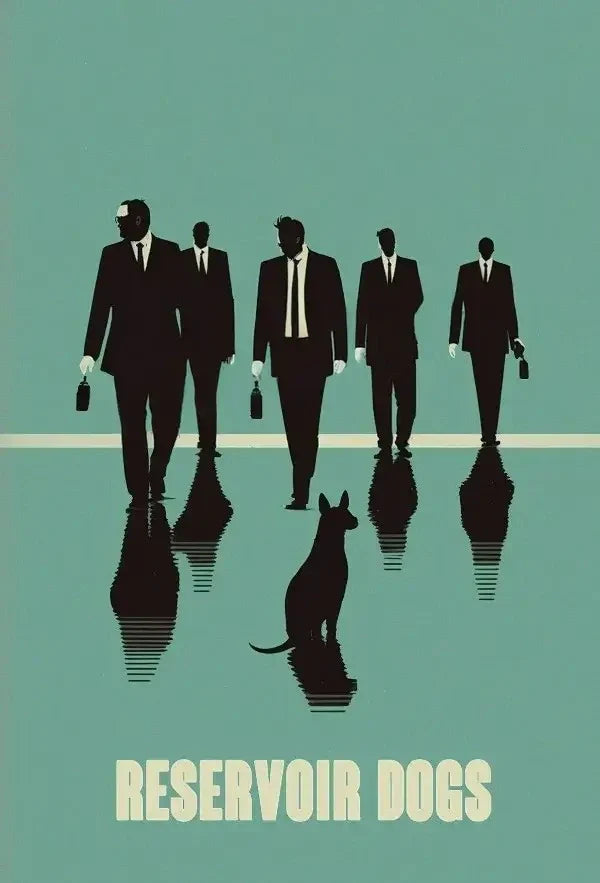 Reservoir Dogs Muurdecoratie | Mr. White | Quentin Tarantino | Iconische Misdaad Drama Wanddecoratie