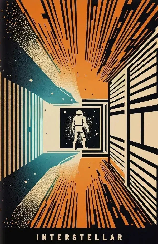 Interstellar Muurdecoratie | Cooper | Christopher Nolan | Visionary Space Odyssey Wanddecoratie