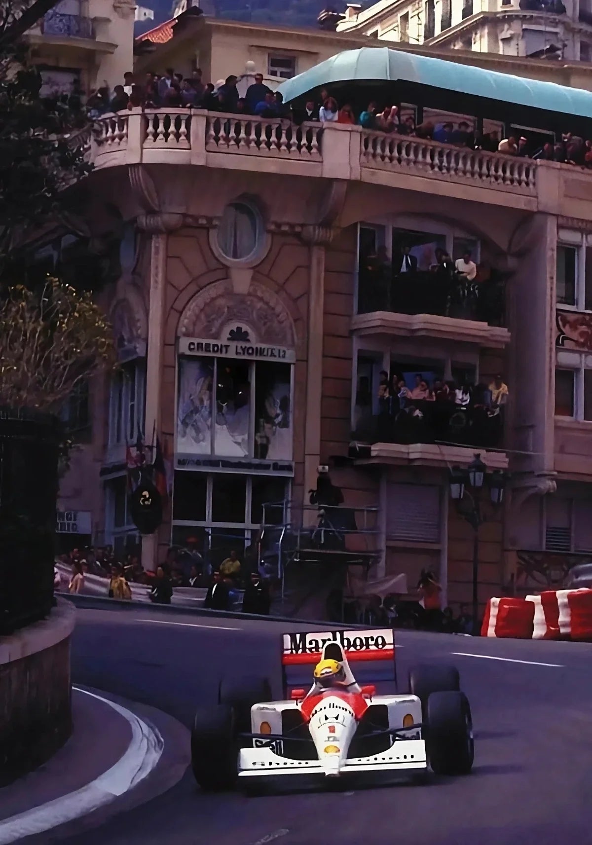 Monaco Formula 1 | Vintage Grand Prix Poster | Ayrton Senna | McLaren MP4/8 | Muurdecoratie Racing | 1993