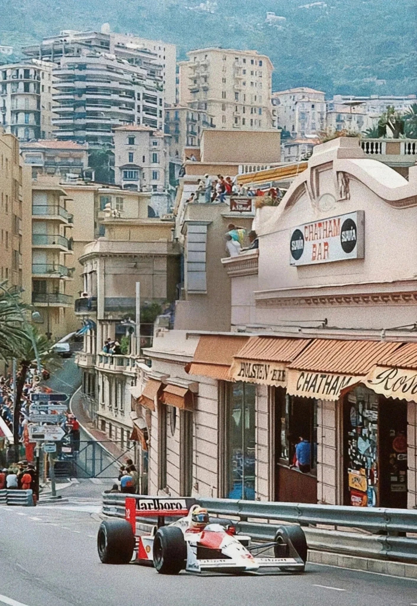 Monaco Grand Prix Poster | Wanddecoratie | Racing Legends | Ayrton Senna & Alain Prost | Mclaren F1 | Muurdecoratie