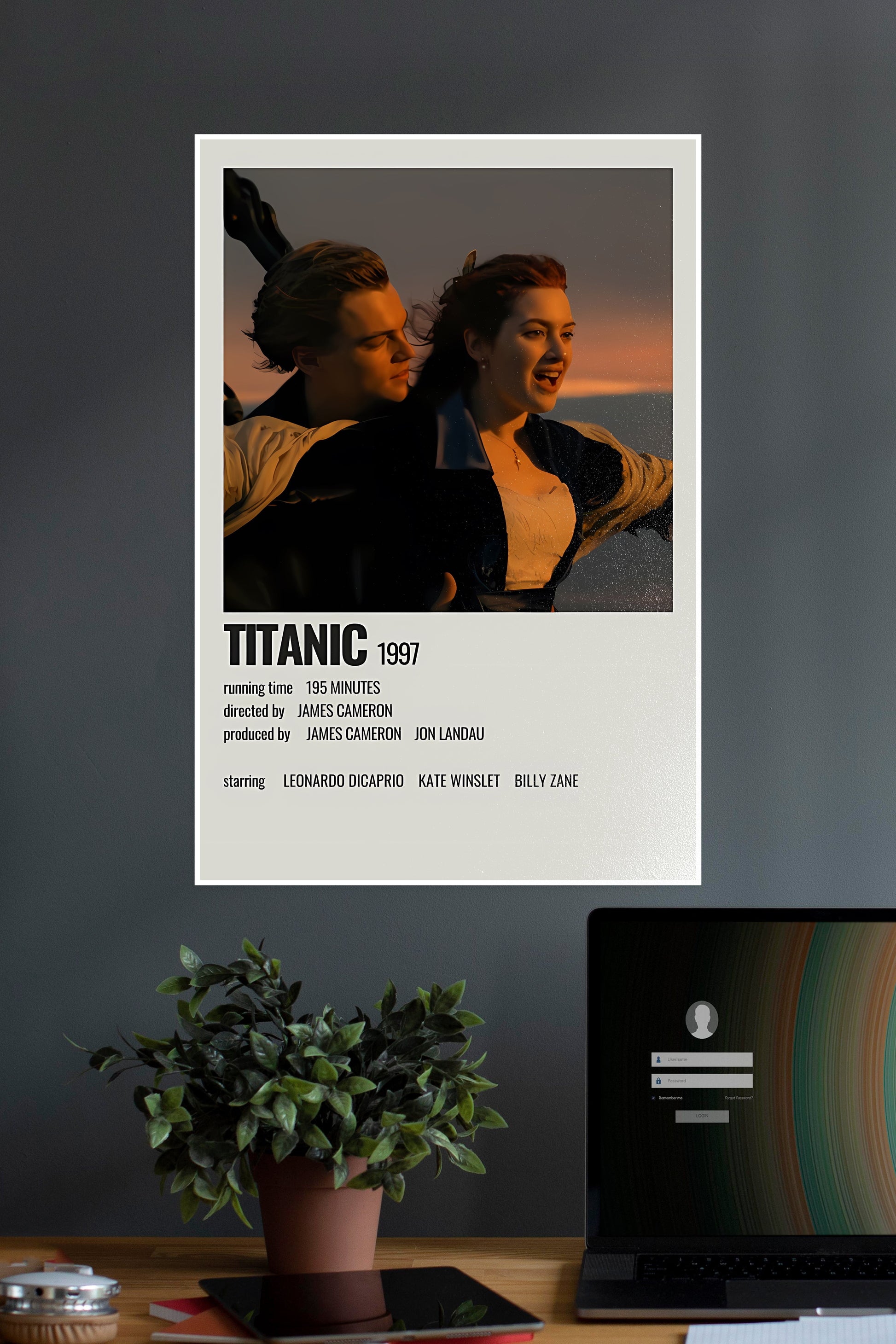 TITANIC Film Poster | Wanddecoratie Cult Films | Muurdecoratie Movie Card | Posters voor Kunstliefhebbers