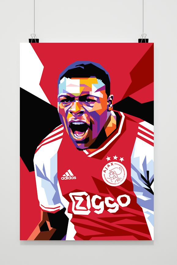 Brian Brobbey | Posters | Muurdecoratie | Wanddecoratie | Sportkunst | Visuele kunst | Ideale muurdecoratie voor thuis