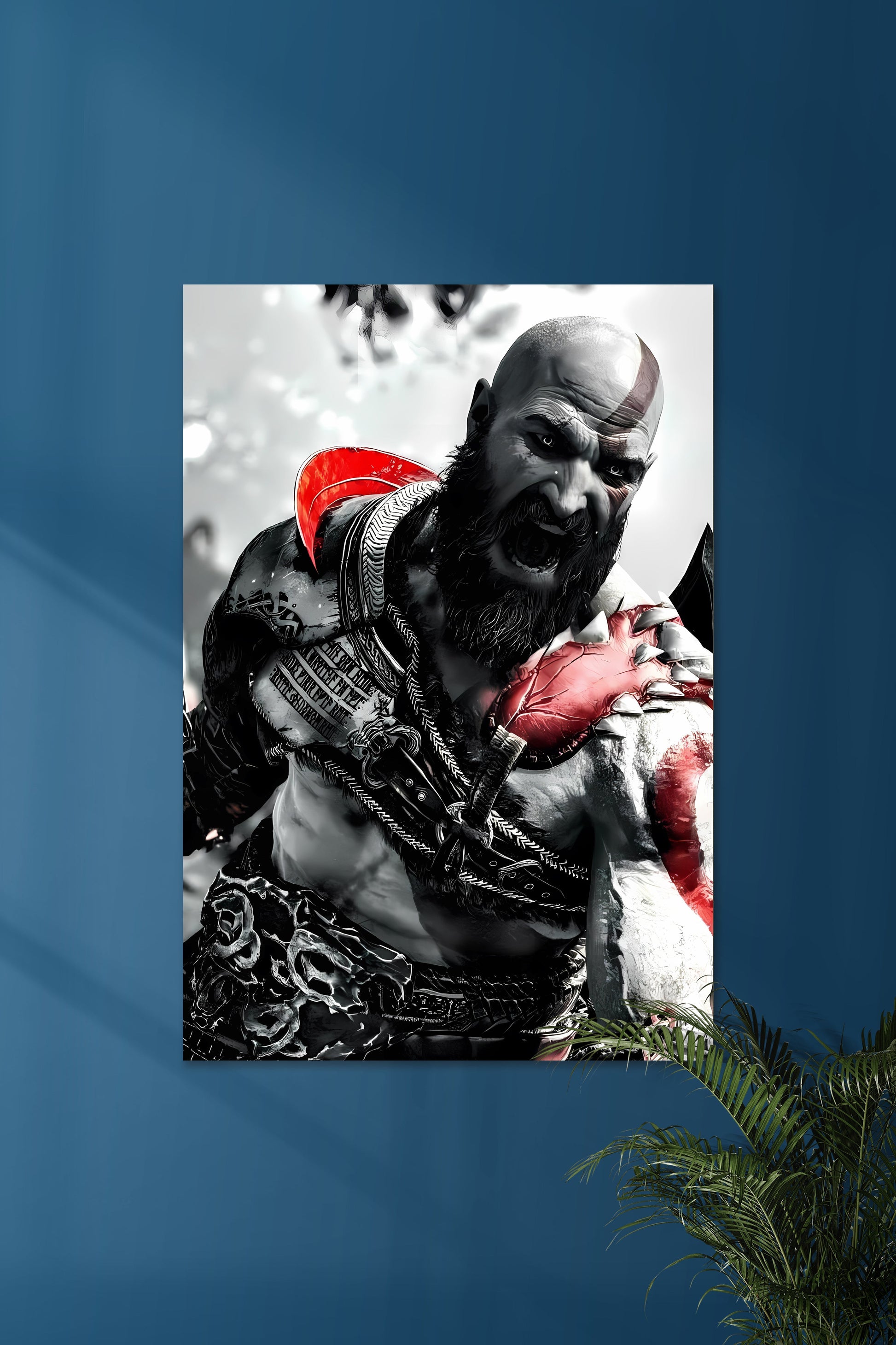 GOD OF WAR | KRATOS #02 | Muurdecoratie Wanddecoratie | Posters Schilderijen Canvas kunst