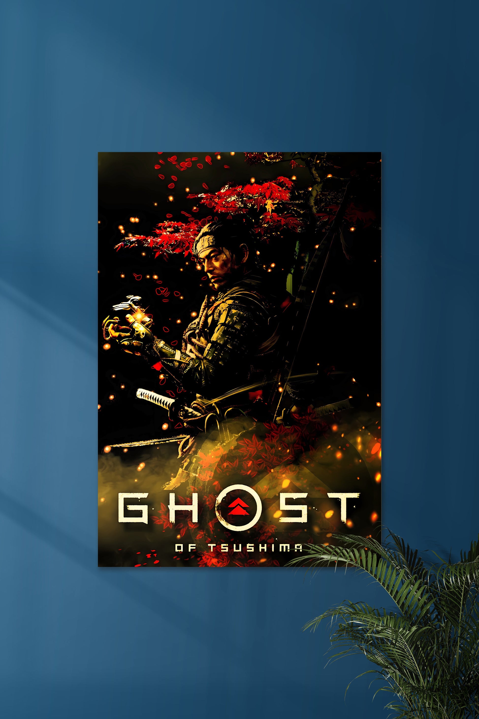GHOST OF TSUSHIMA #02 | Muurdecoratie | Wanddecoratie Game Posters | Schilderijen voor Huis en Tuin
