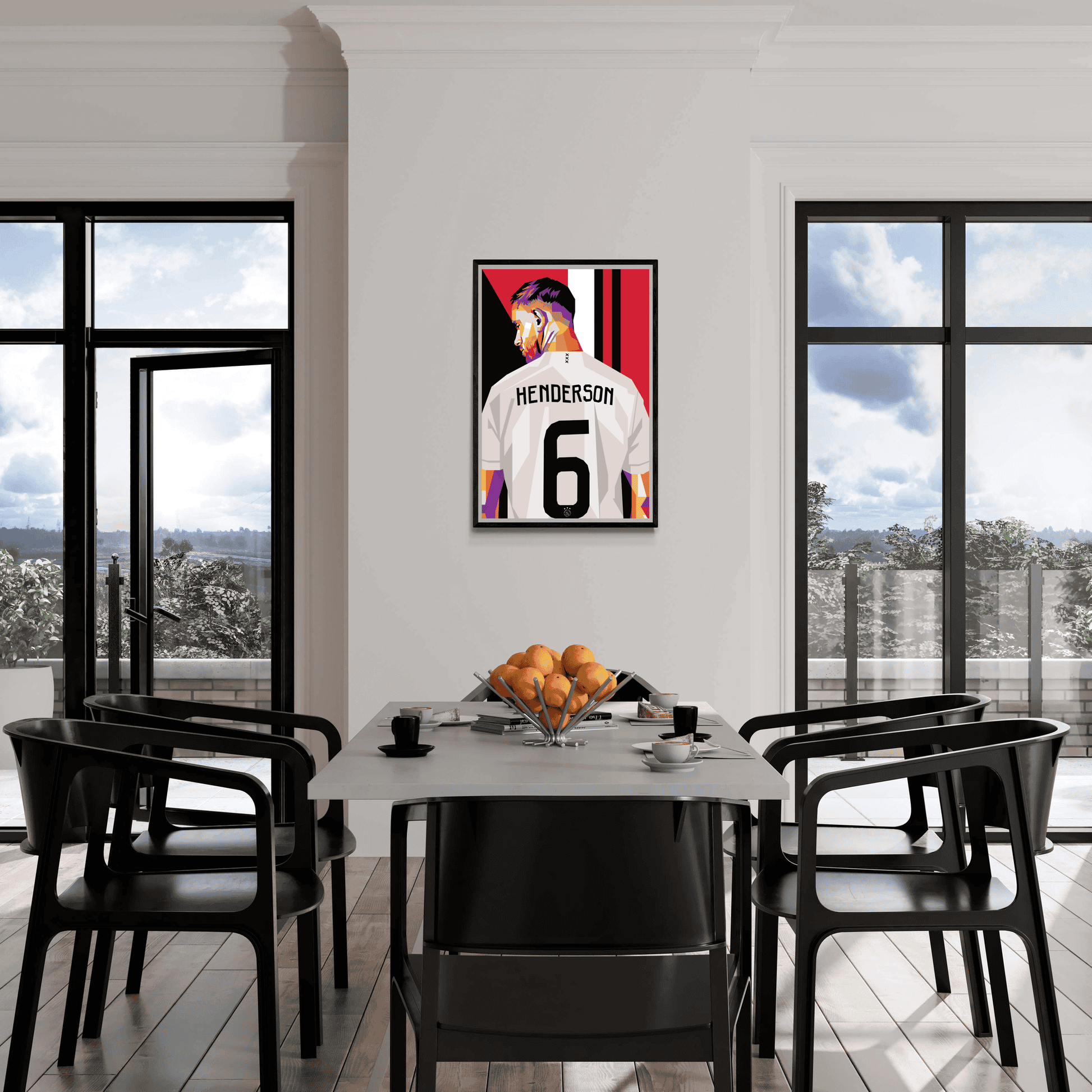 Henderson Skyline | Posters voor Muurdecoratie | Hoogwaardige Stadssilhouet Prenten | Wanddecoratie