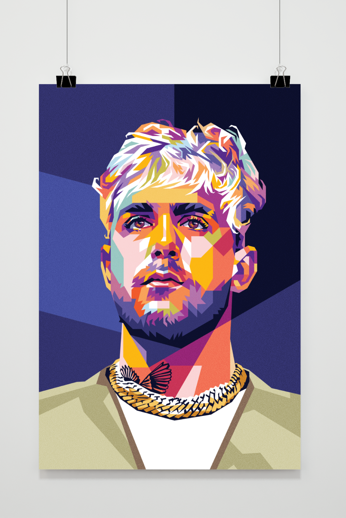 Jake Paul | Bokslegende Poster | Muurdecoratie | Wanddecoratie | Woondecoratie | Beroemdheden Schilderijen