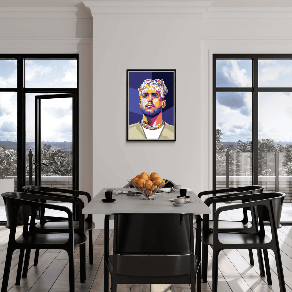 Jake Paul | Bokslegende Poster | Muurdecoratie | Wanddecoratie | Woondecoratie | Beroemdheden Schilderijen
