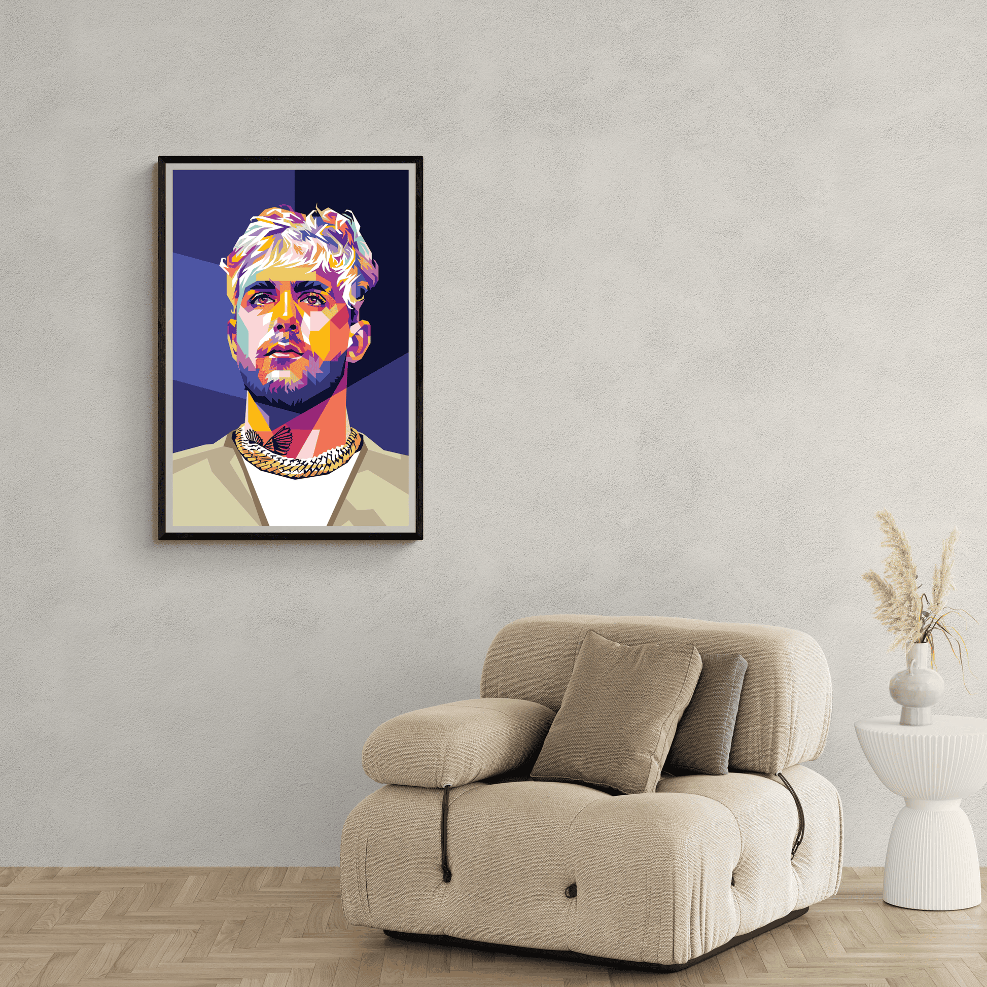 Jake Paul | Bokslegende Poster | Muurdecoratie | Wanddecoratie | Woondecoratie | Beroemdheden Schilderijen