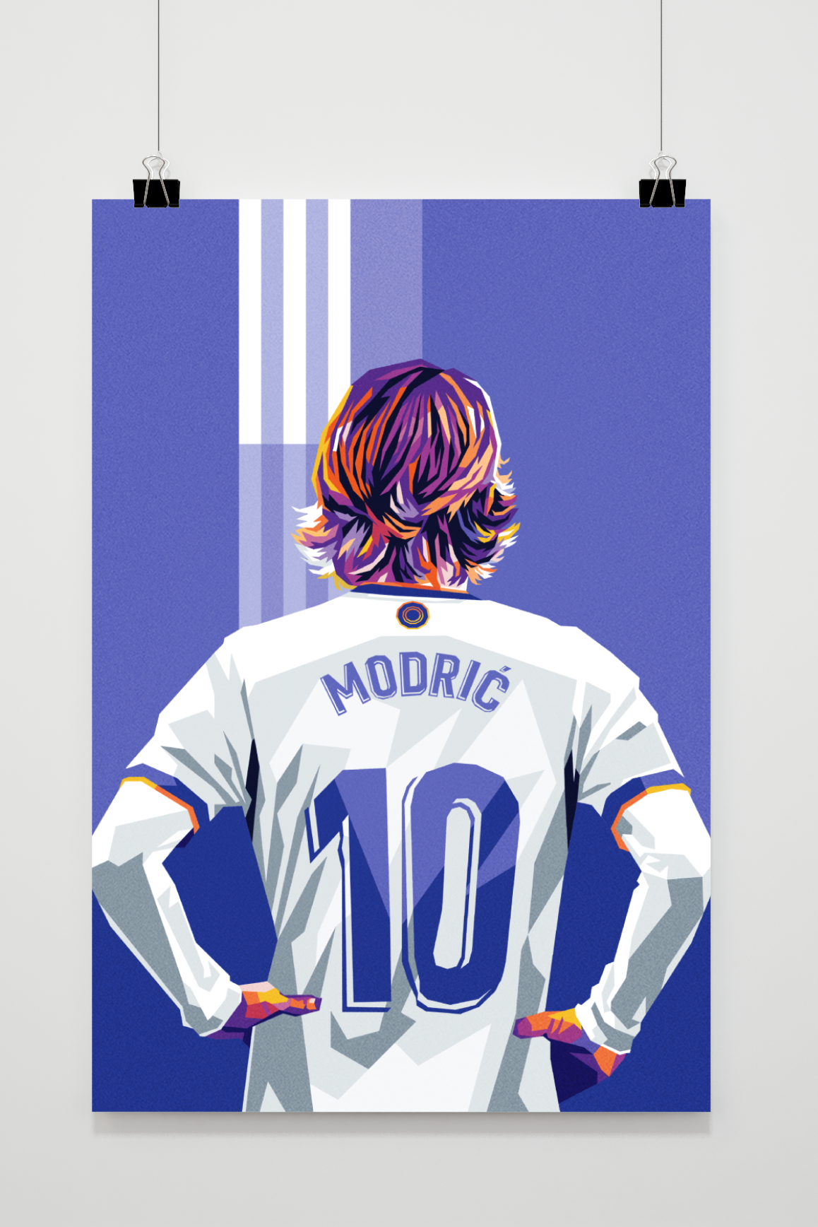 Luka Modric Poster | Voetballegende Kunstwerk | Muurdecoratie voor Thuis | Sportieve Wanddecoratie