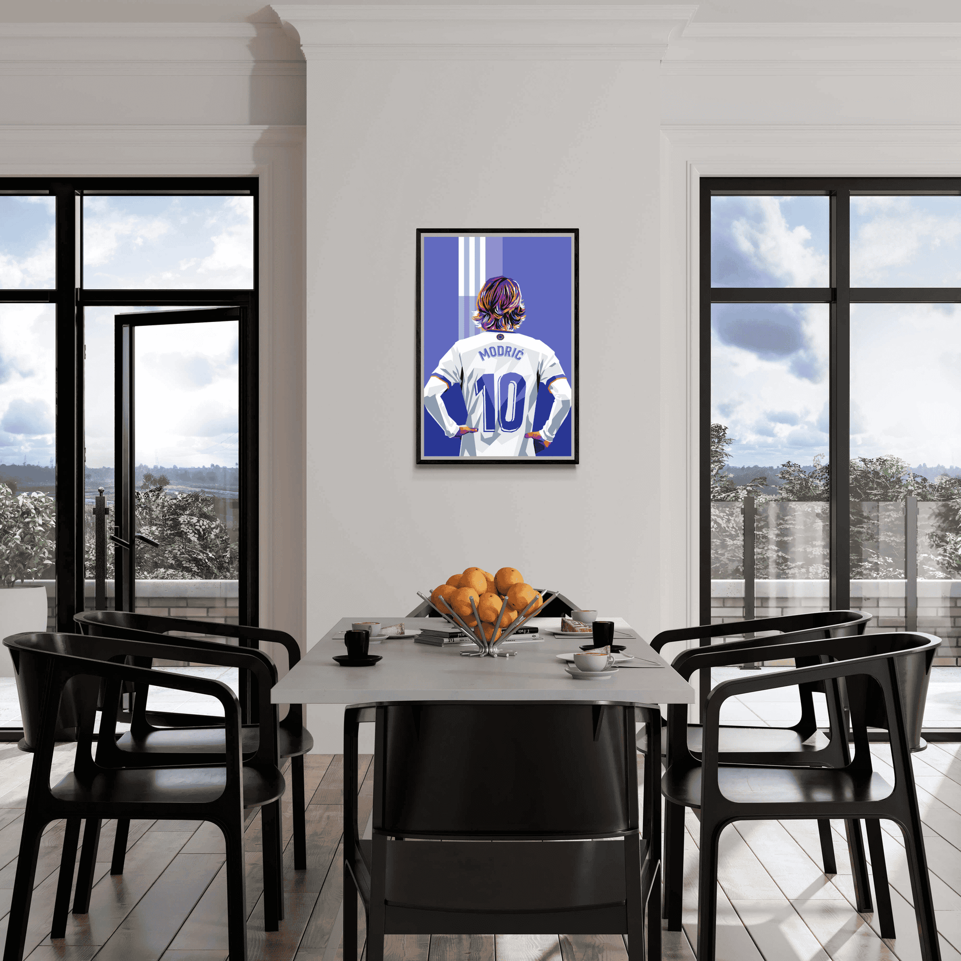 Luka Modric Poster | Voetballegende Kunstwerk | Muurdecoratie voor Thuis | Sportieve Wanddecoratie