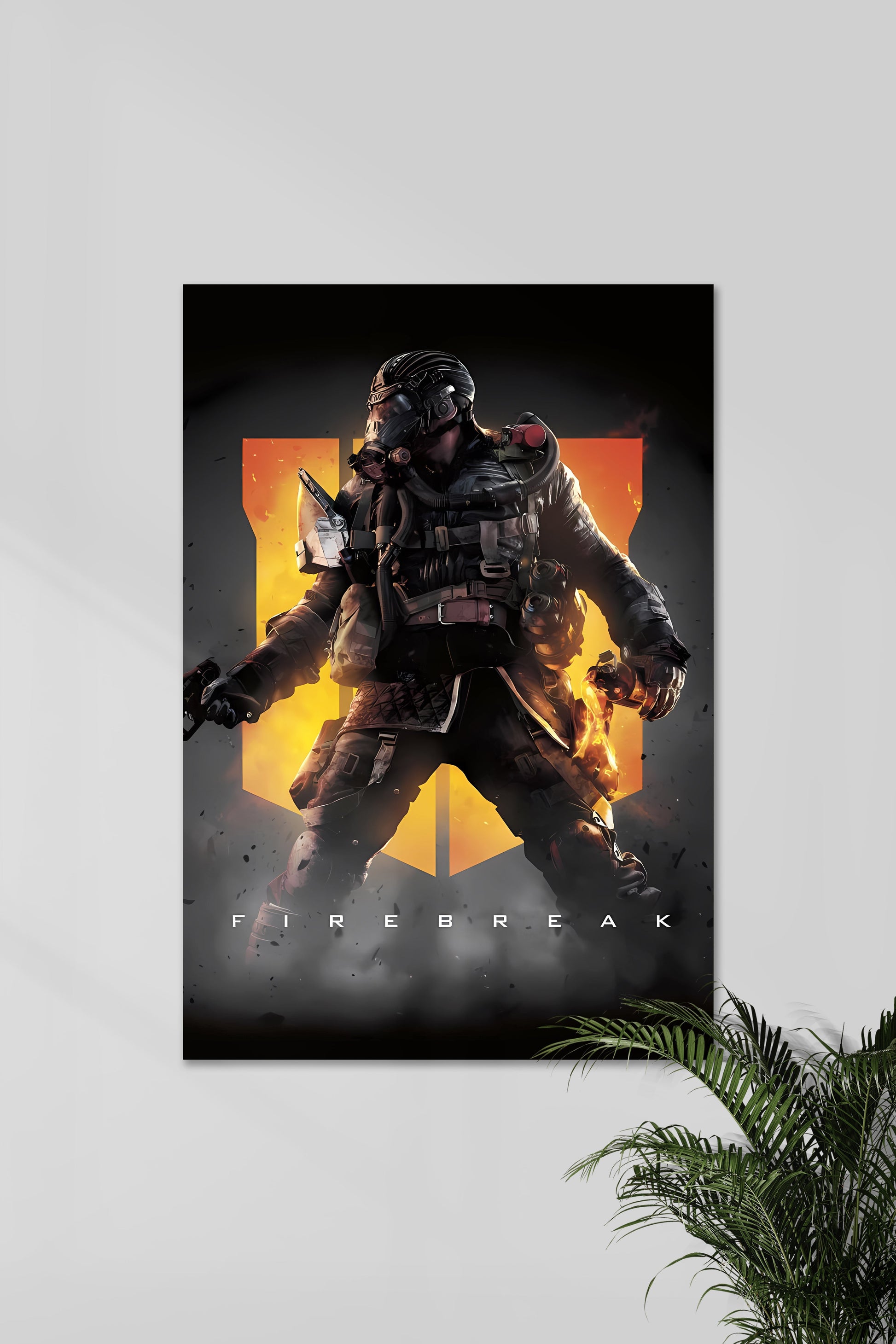 FIRE BREAK | Call of Duty Mobile muurdecoratie | Wanddecoratie kunst | Posters voor gaming fans