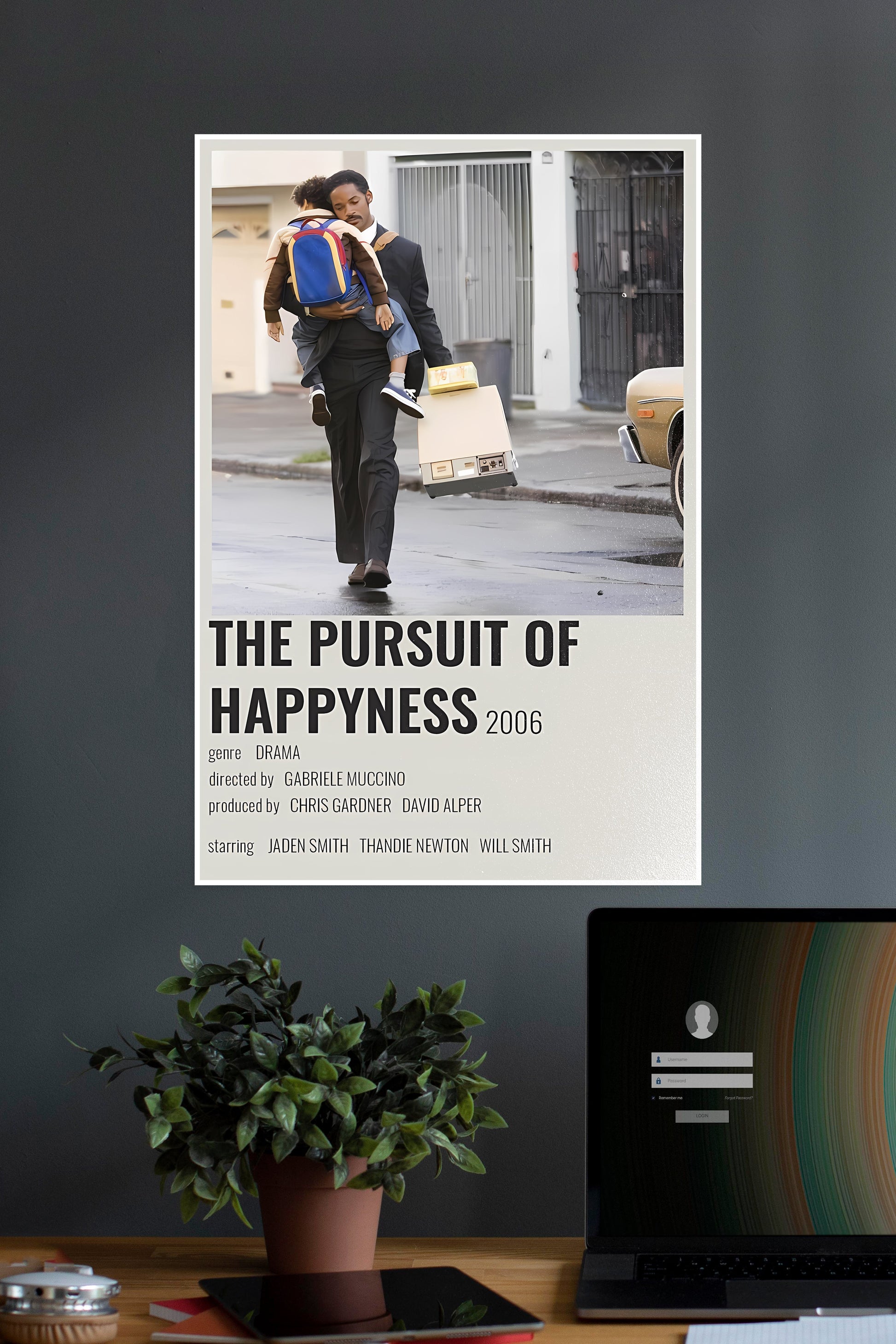 The Pursuit of Happyness Poster | Will Smith | Muurdecoratie | Wanddecoratie | Filmkunst | Posters